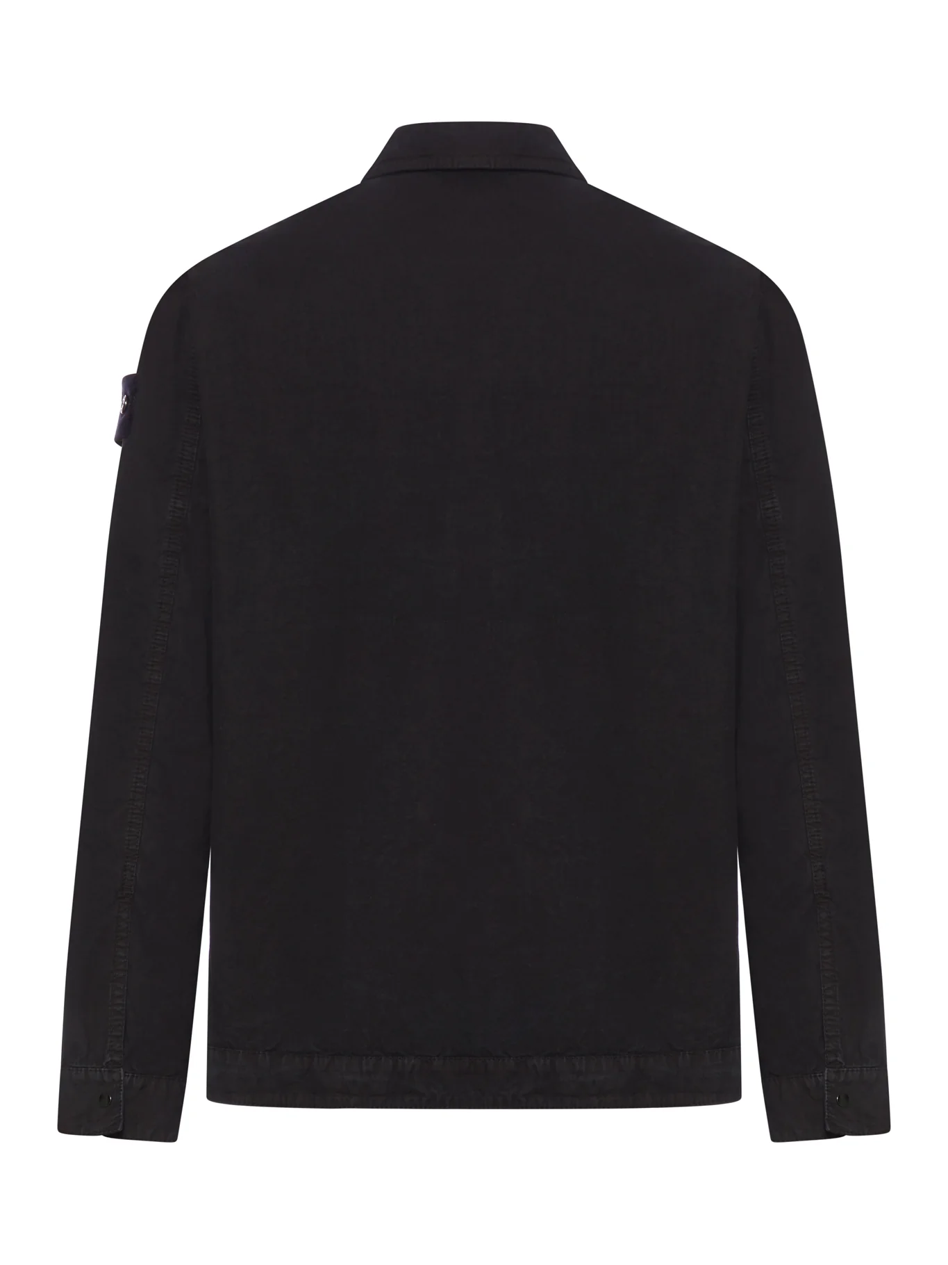 ORGANIC COTTON ZIP-UP OVERSHIRT WITH REMOVABLE BADGE - Image 2