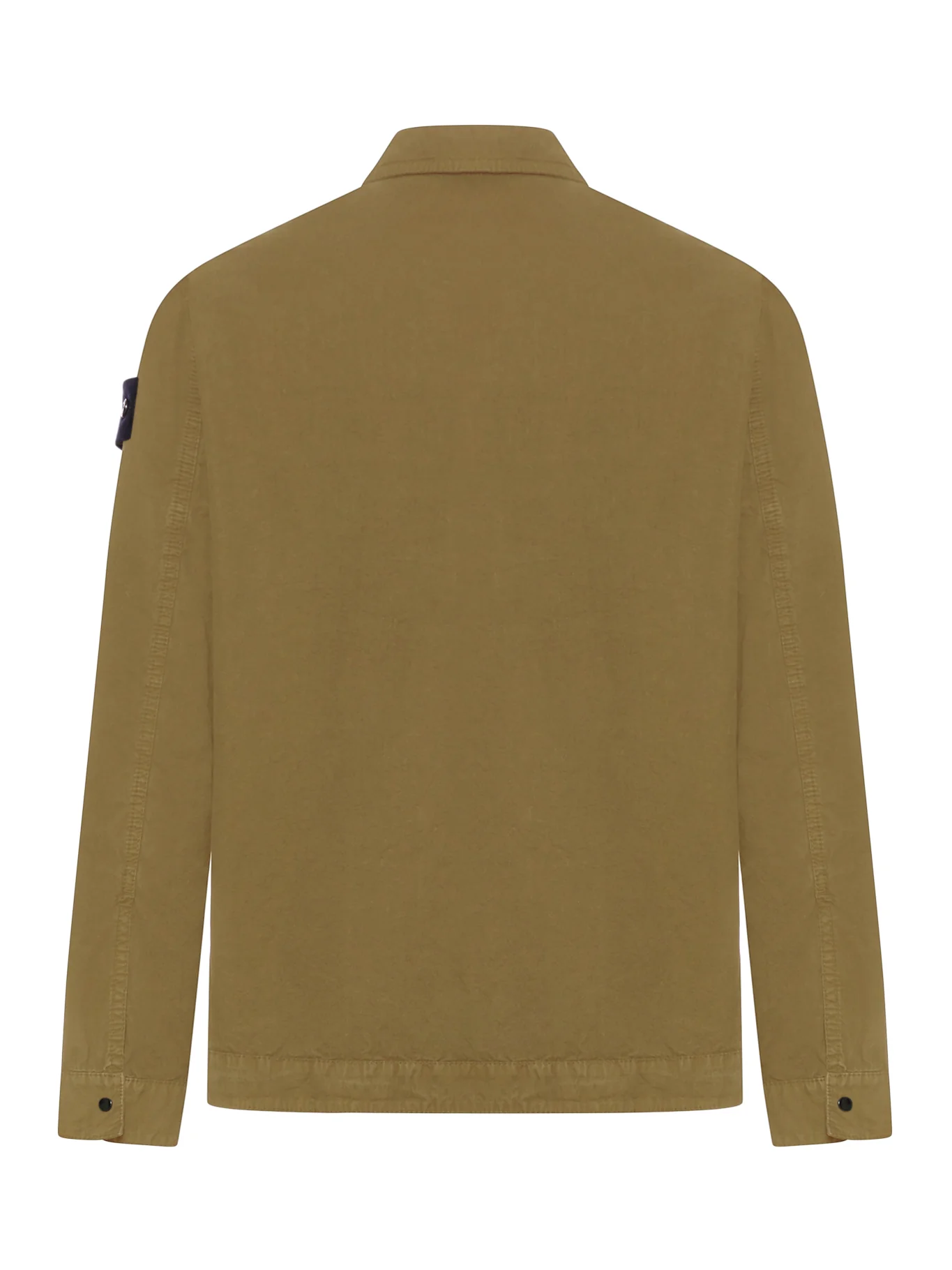 ORGANIC COTTON ZIP-UP OVERSHIRT WITH REMOVABLE BADGE - Image 2