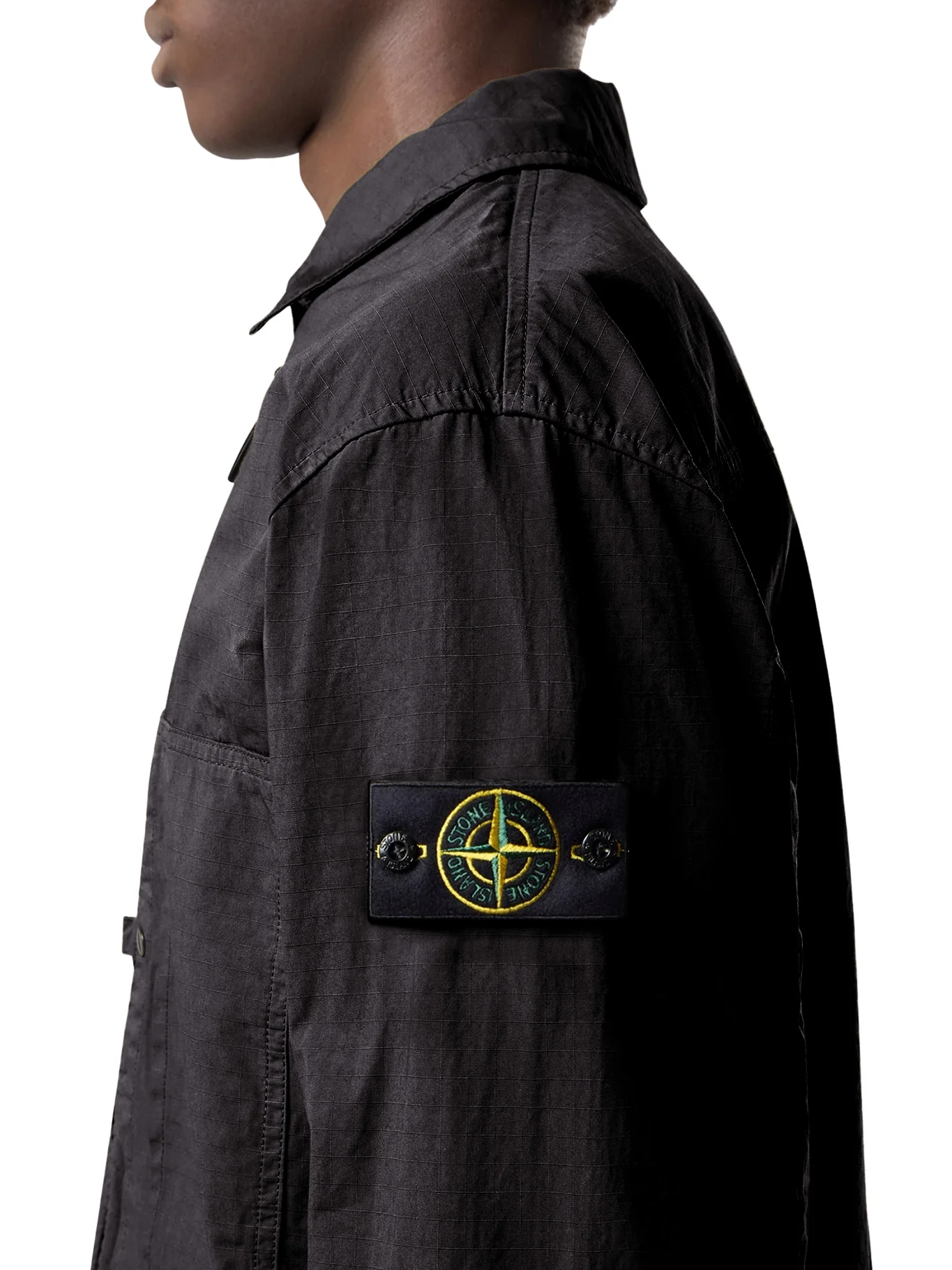 OVERSHIRT IN MERCERIZED ORGANIC COTTON RIPSTOP - Image 4