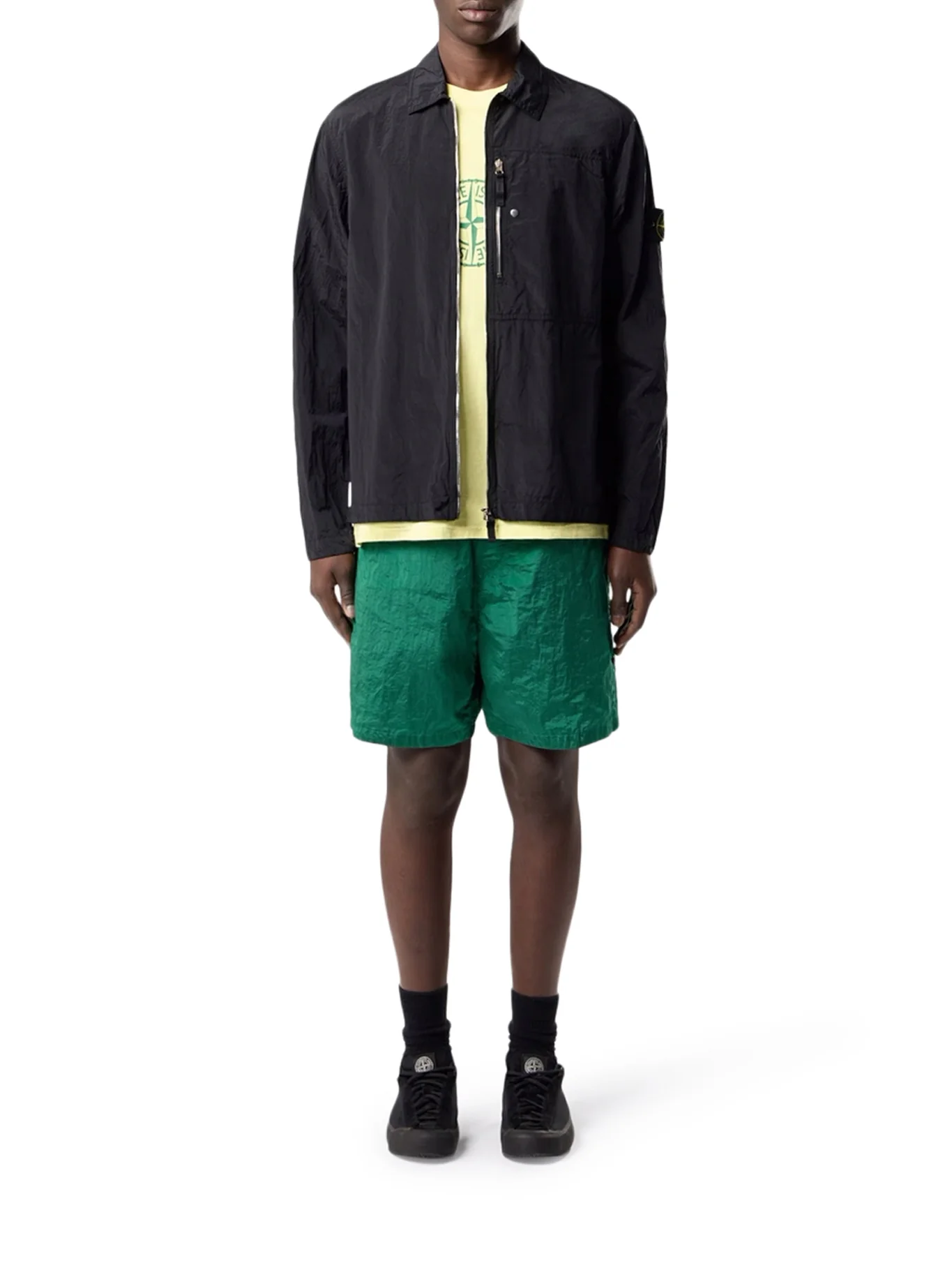 OVERSHIRT WITH ZIP AND BADGE ON THE SLEEVE - Image 2