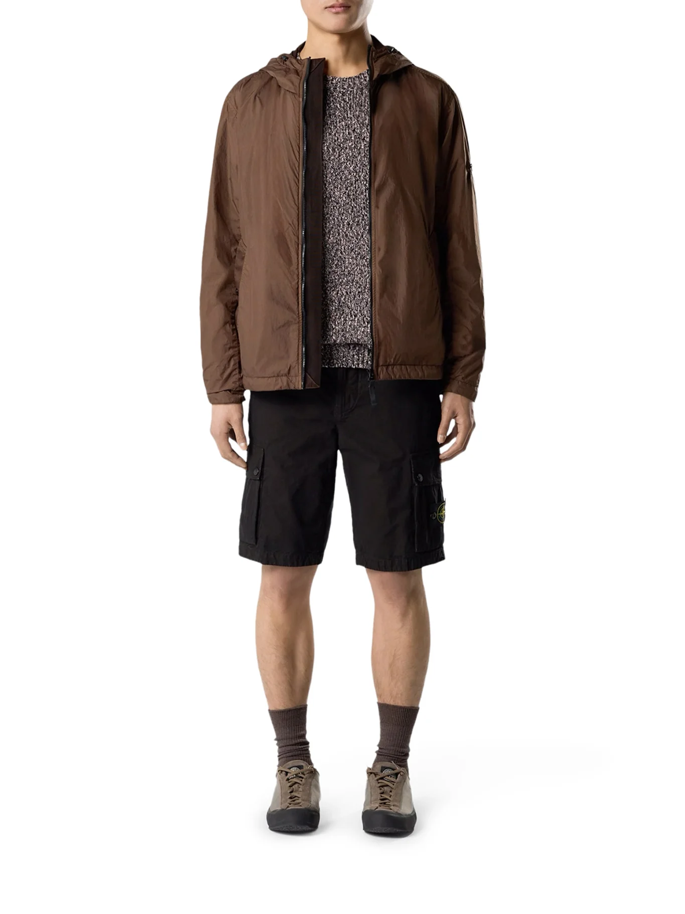 SLIM FIT CARGO SHORTS IN COTTON - Image 2