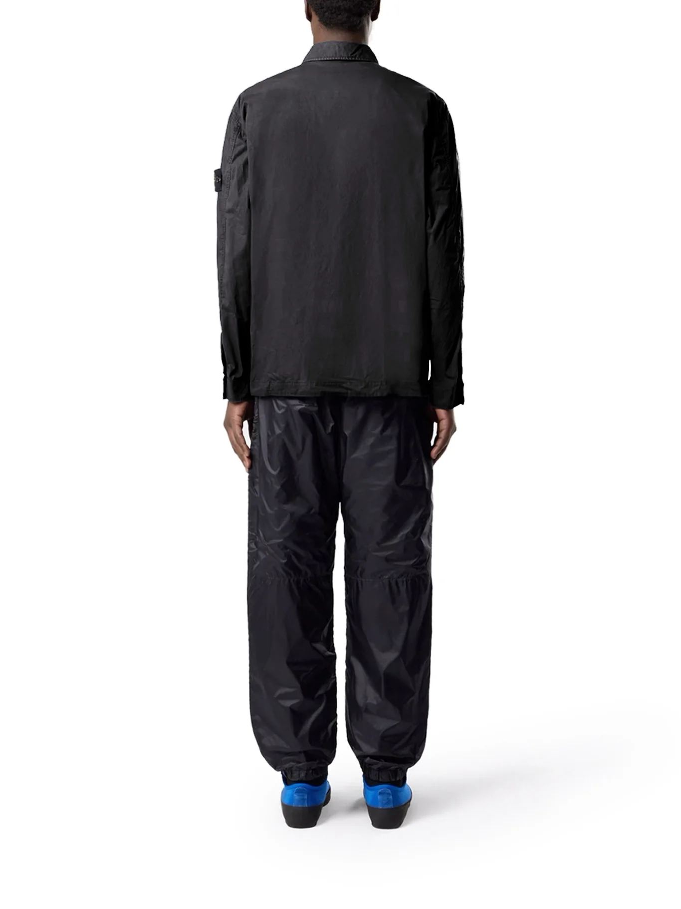 STRETCH COTTON CANVAS OVERSHIRT WITH FLAP POCKET ON THE CHEST - Image 3