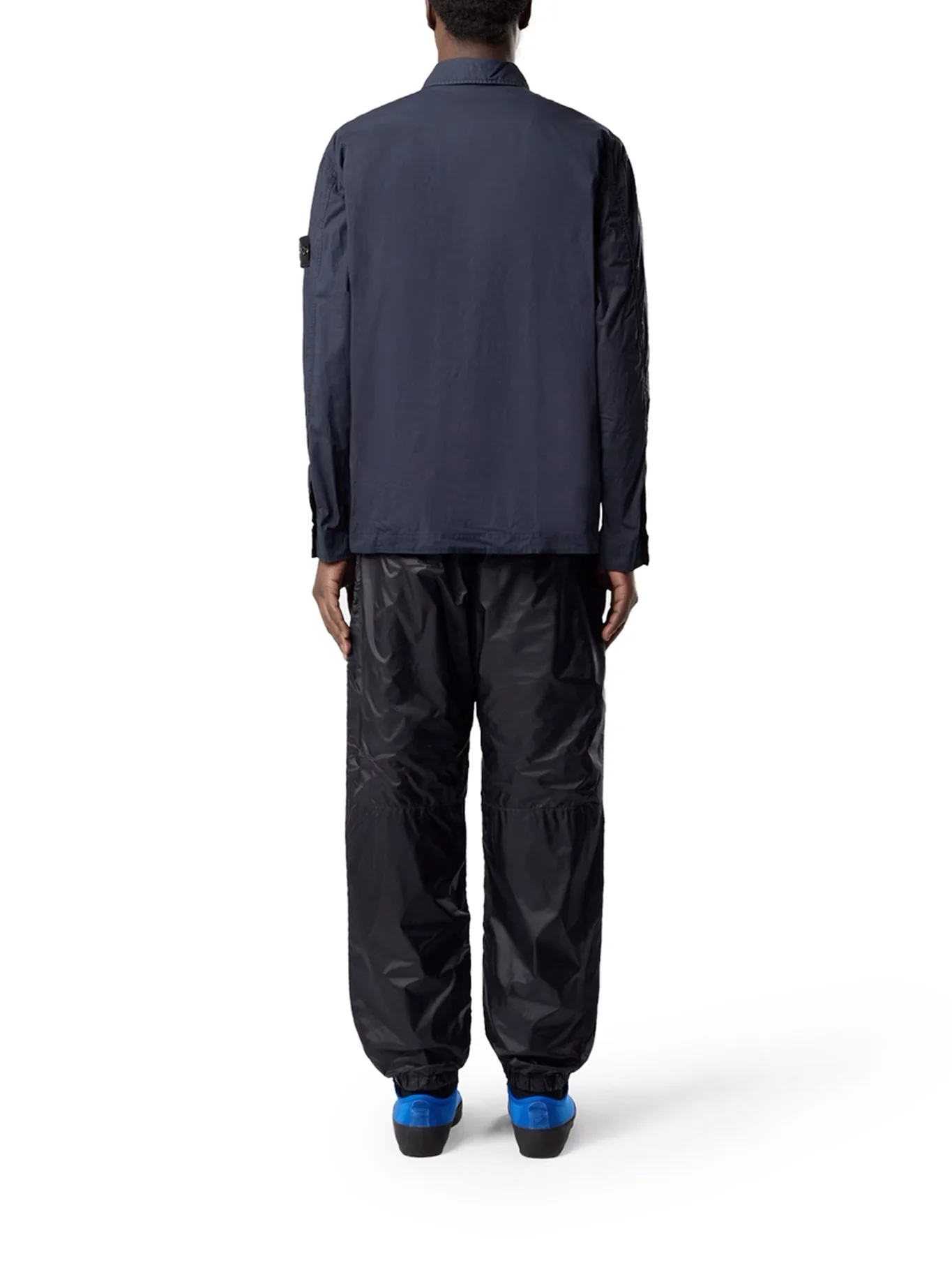 STRETCH COTTON CANVAS OVERSHIRT WITH FLAP POCKET ON THE CHEST - Image 3