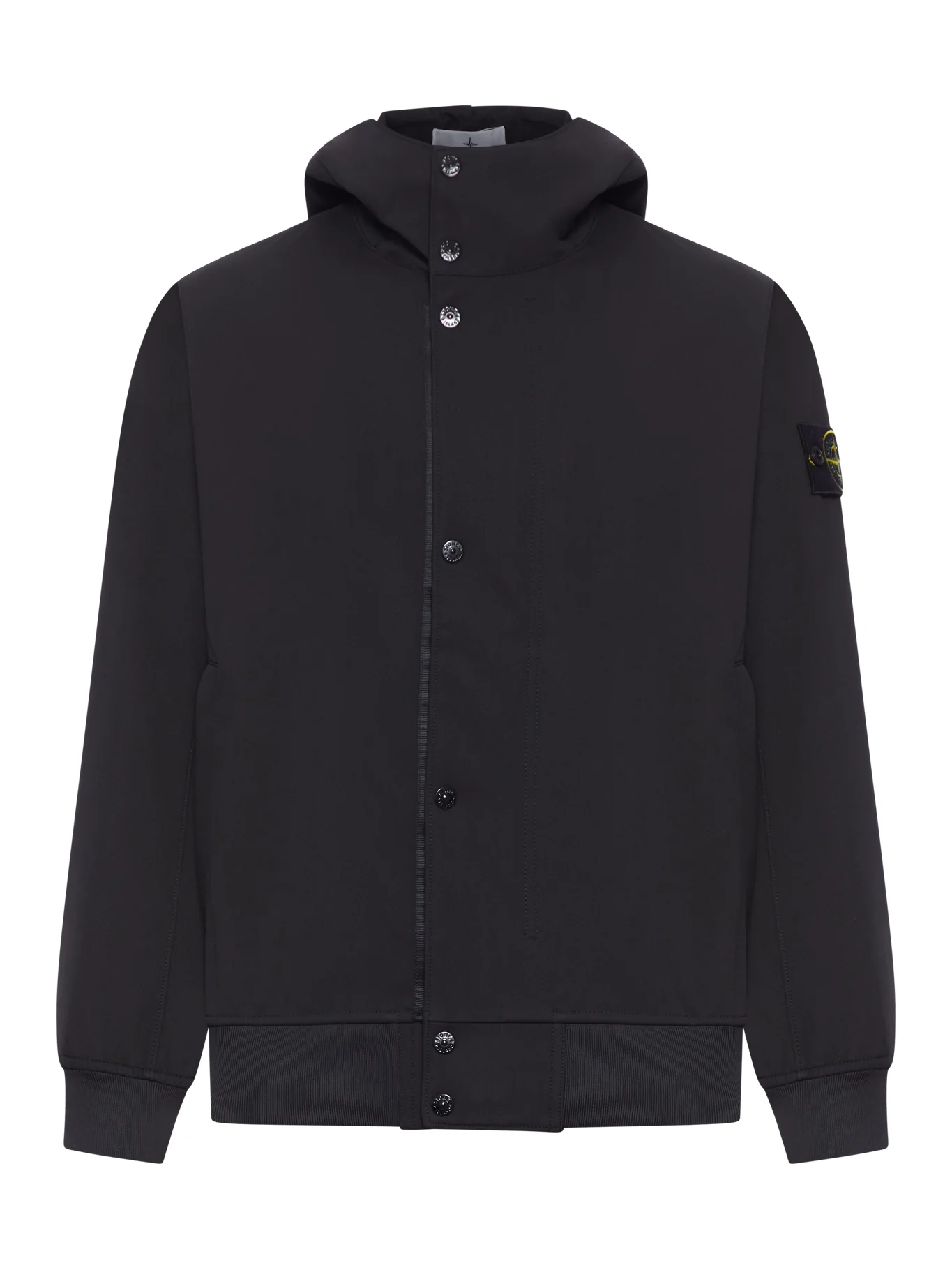 TECHNICAL FABRIC JACKET WITH COMPASS LOGO