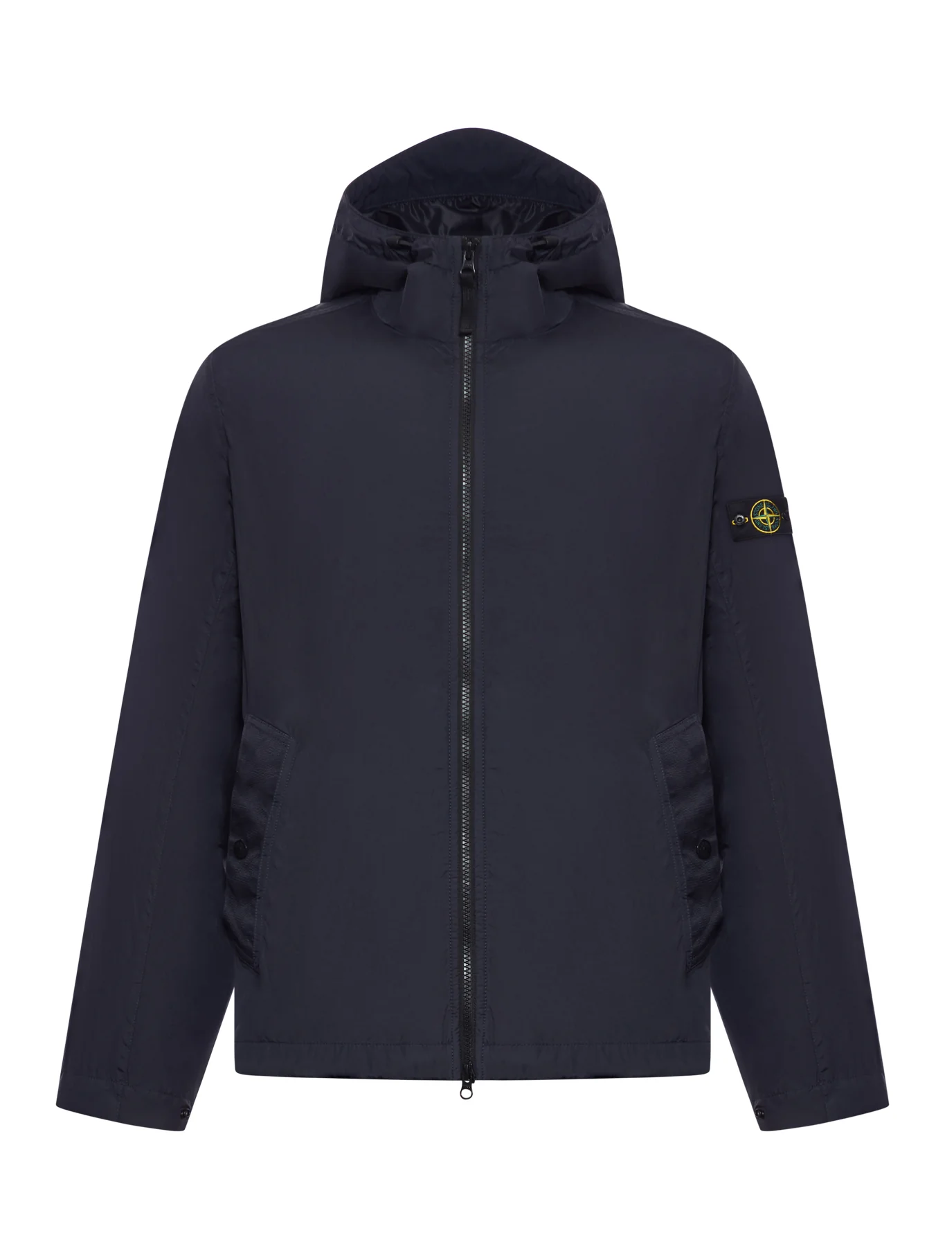 TECHNICAL FABRIC JACKET WITH COMPASS LOGO