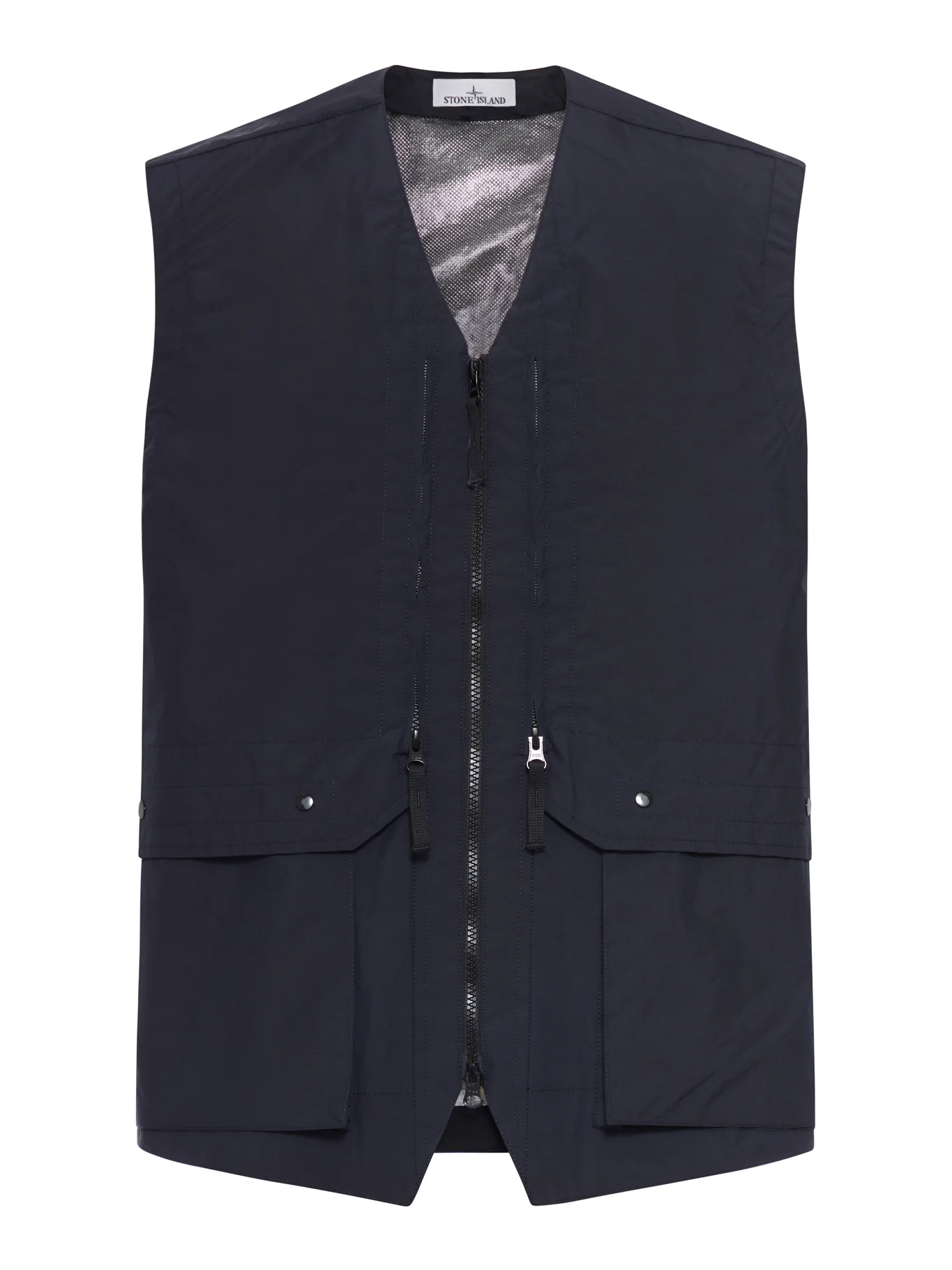 TECHNICAL VEST WITH DOUBLE-SLIDER ZIP