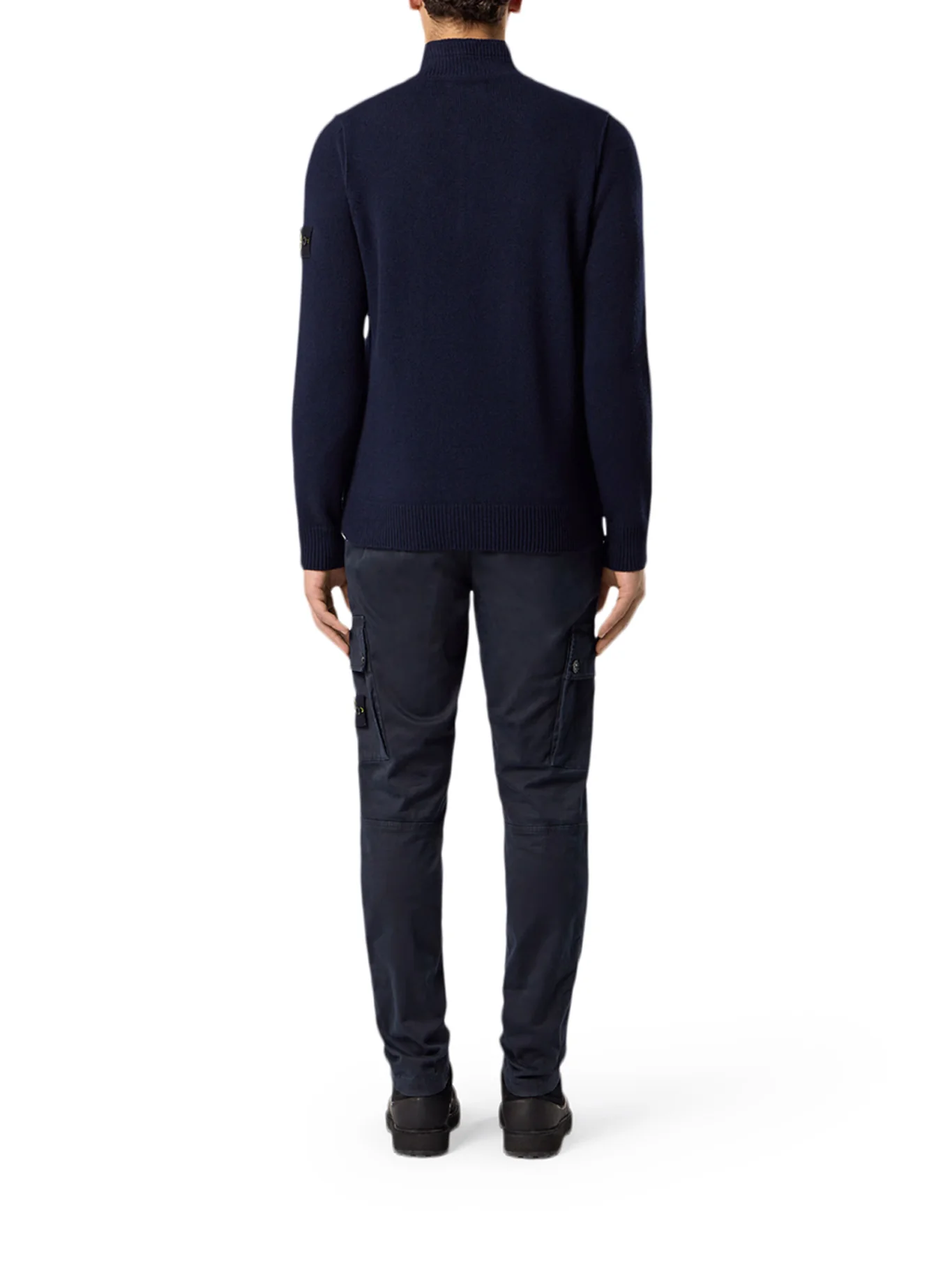 SWEATER WITH SHORT ZIP AND FELT DETAILS - Image 3