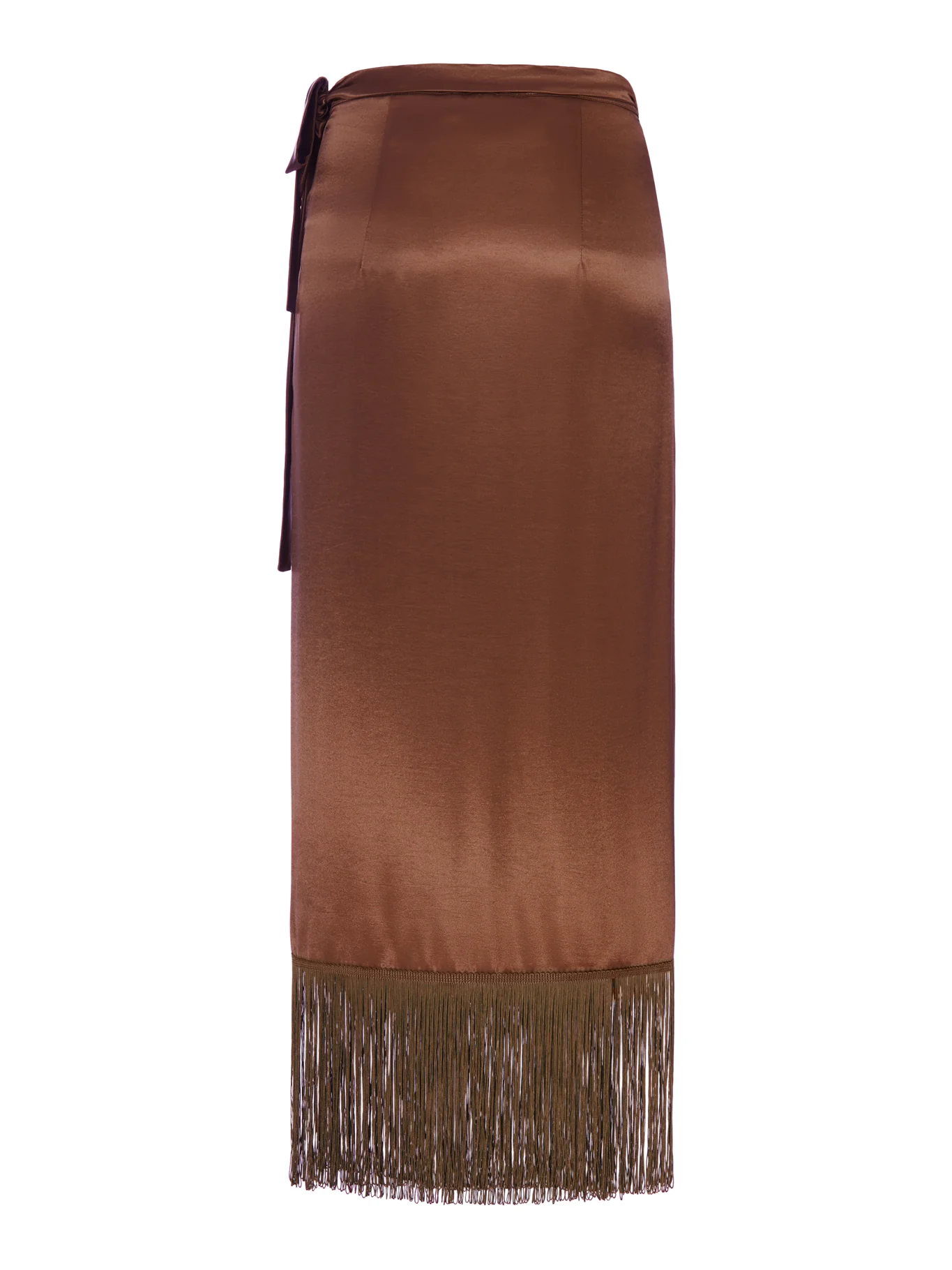 SILK PAREO SKIRT WITH WRAP CLOSURE - Image 2