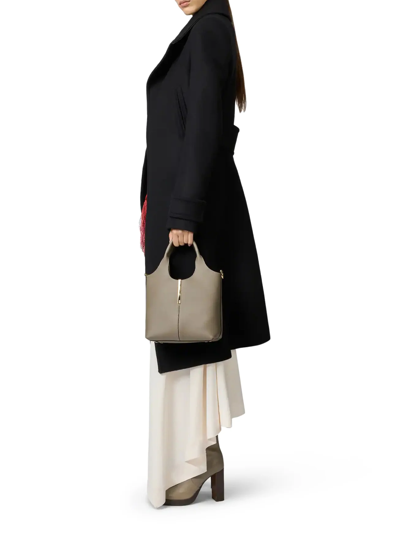 MINI LEATHER TOTE SHOPPING BAG - Image 2
