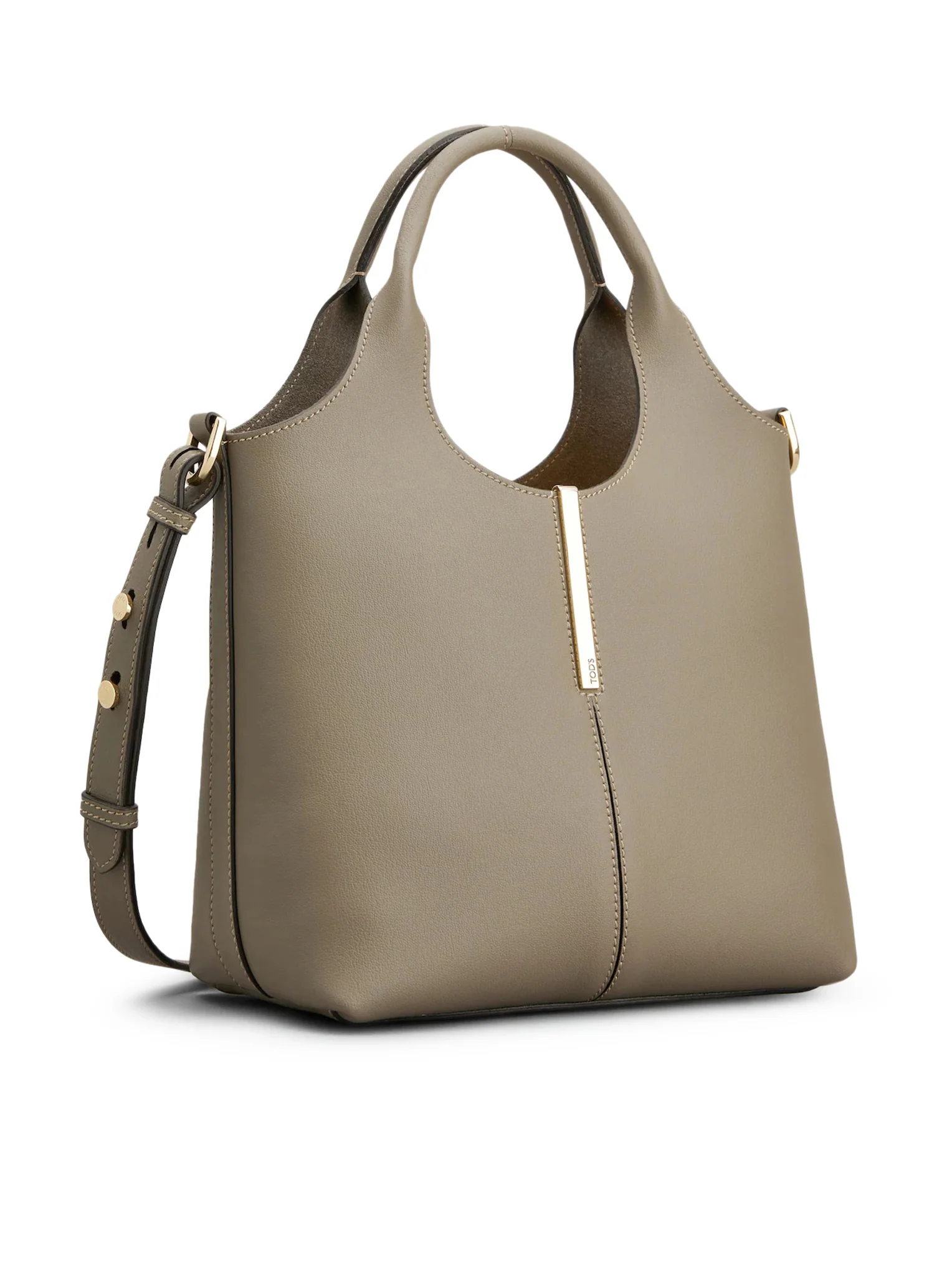 MINI LEATHER TOTE SHOPPING BAG - Image 4