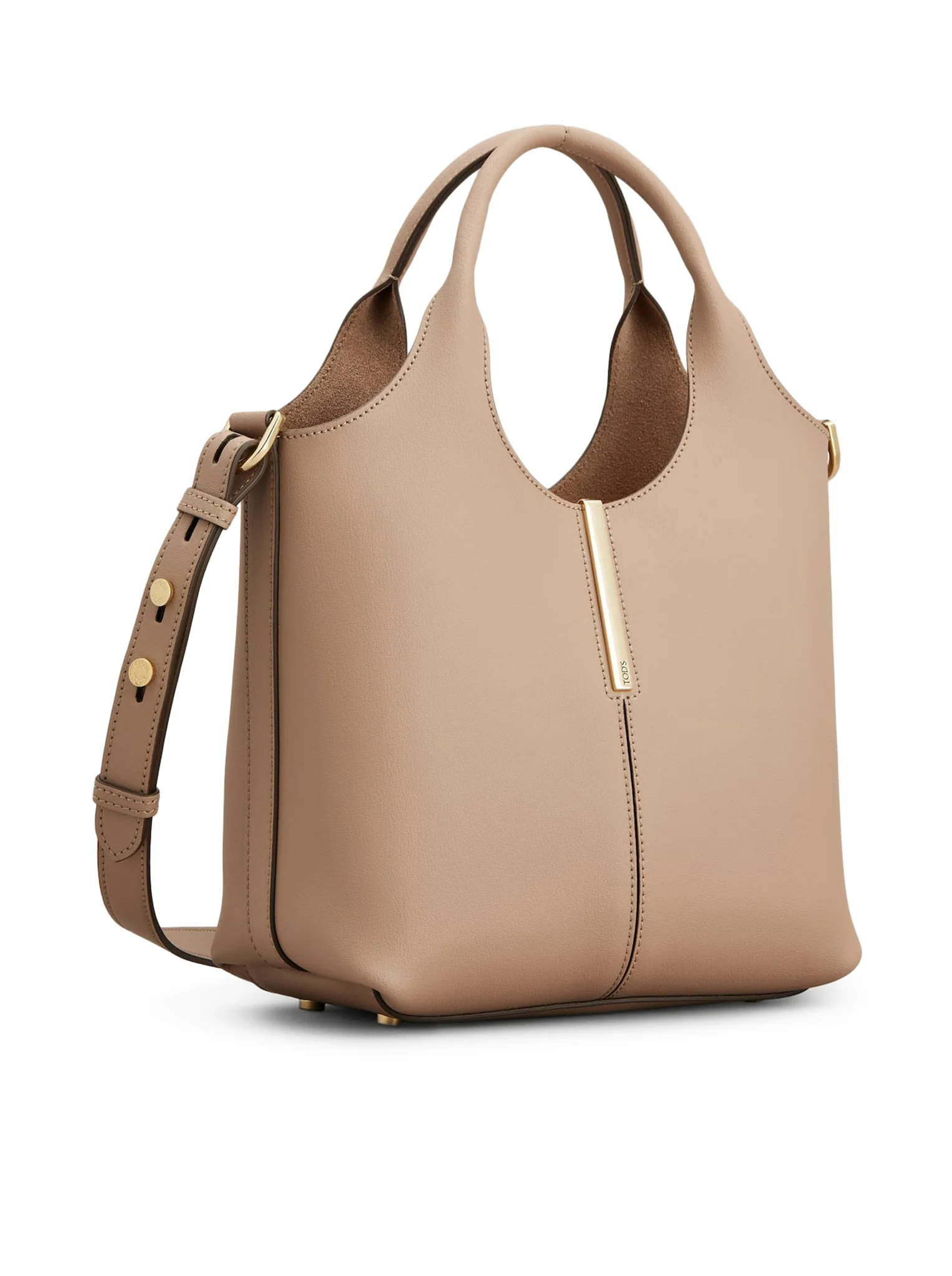 MINI LEATHER TOTE SHOPPING BAG - Image 4