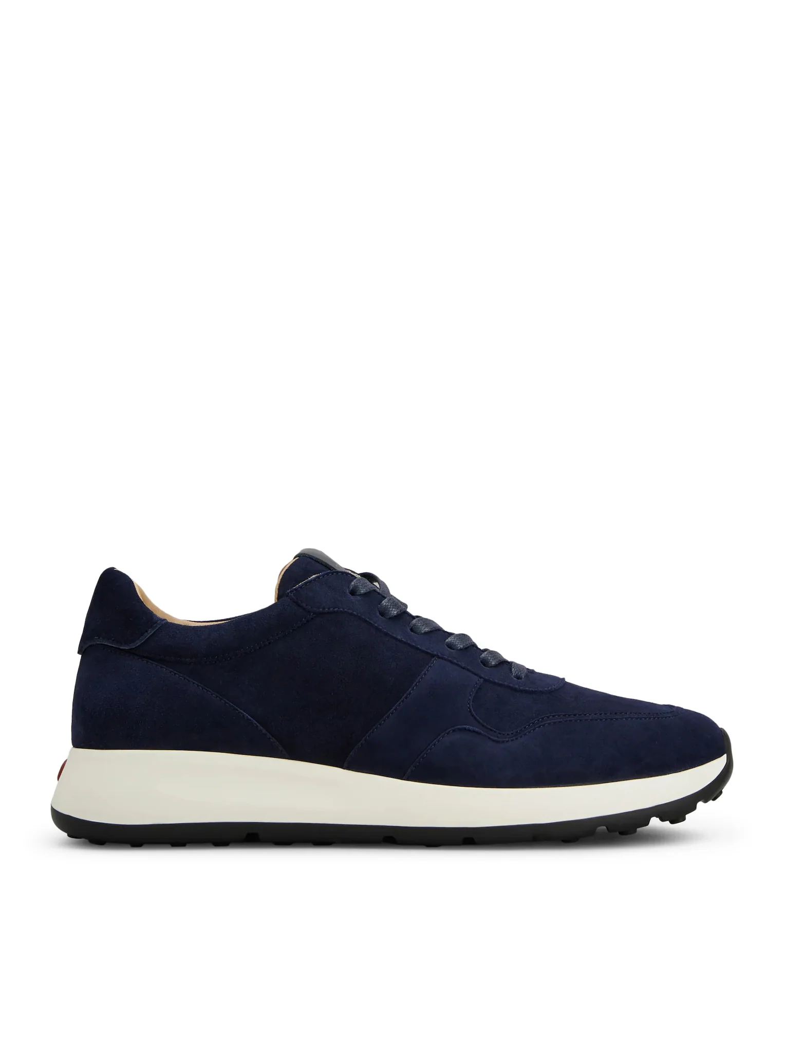PASHMY RED DOT SUEDE SNEAKERS