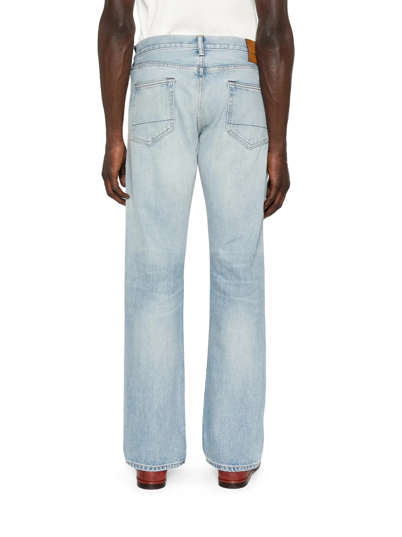 50`S BLUE STRAIGHT-FIT DENIM JEANS - Image 3