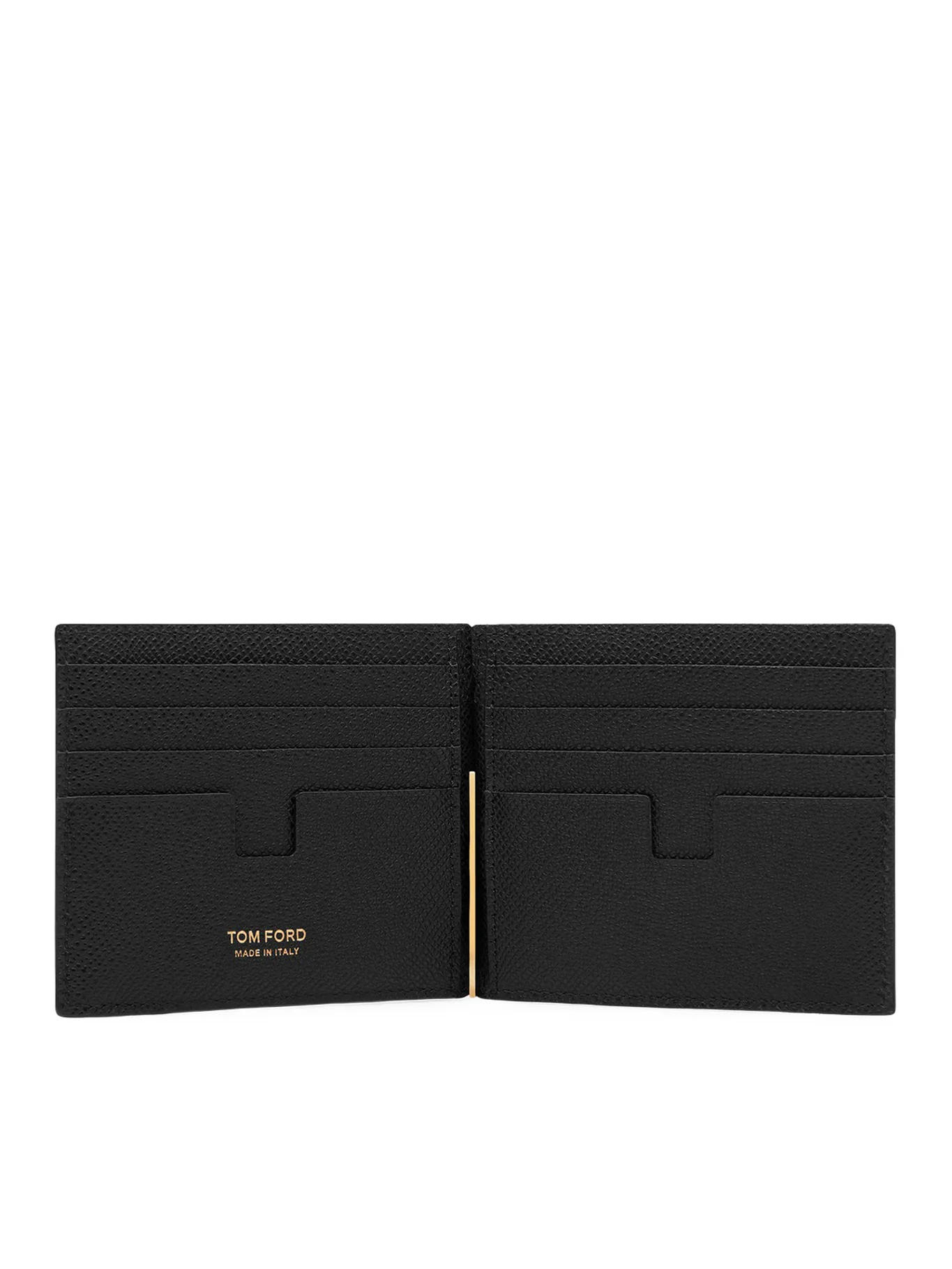 HAMMERED LEATHER WALLET WITH MONEY CLIP - Image 3