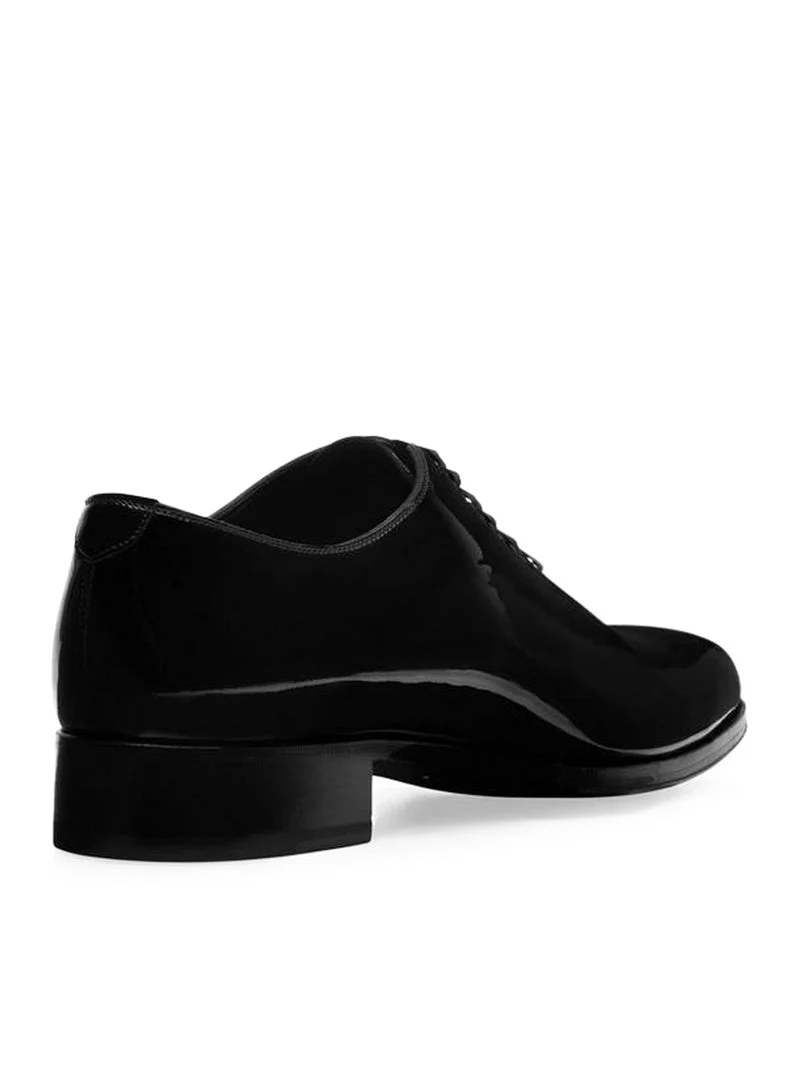 OXFORD ELKAN IN BLACK PATENT - Image 3