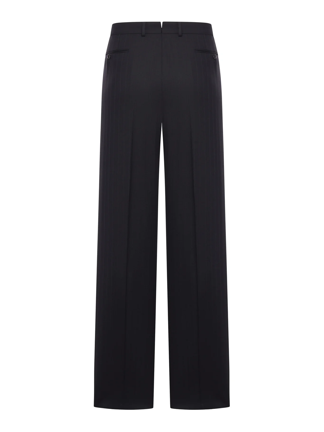 PINSTRIPED TAILORED WOOL TROUSERS - Image 2