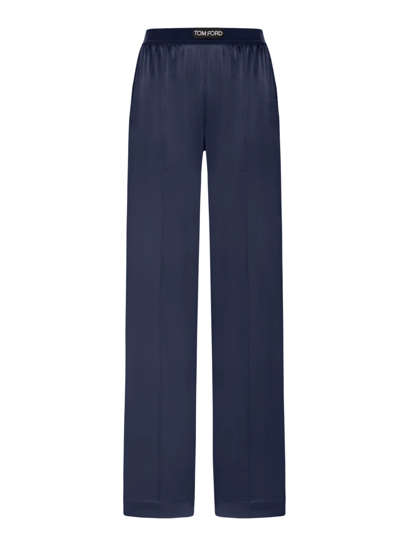 STRETCH SILK SATIN PANTS