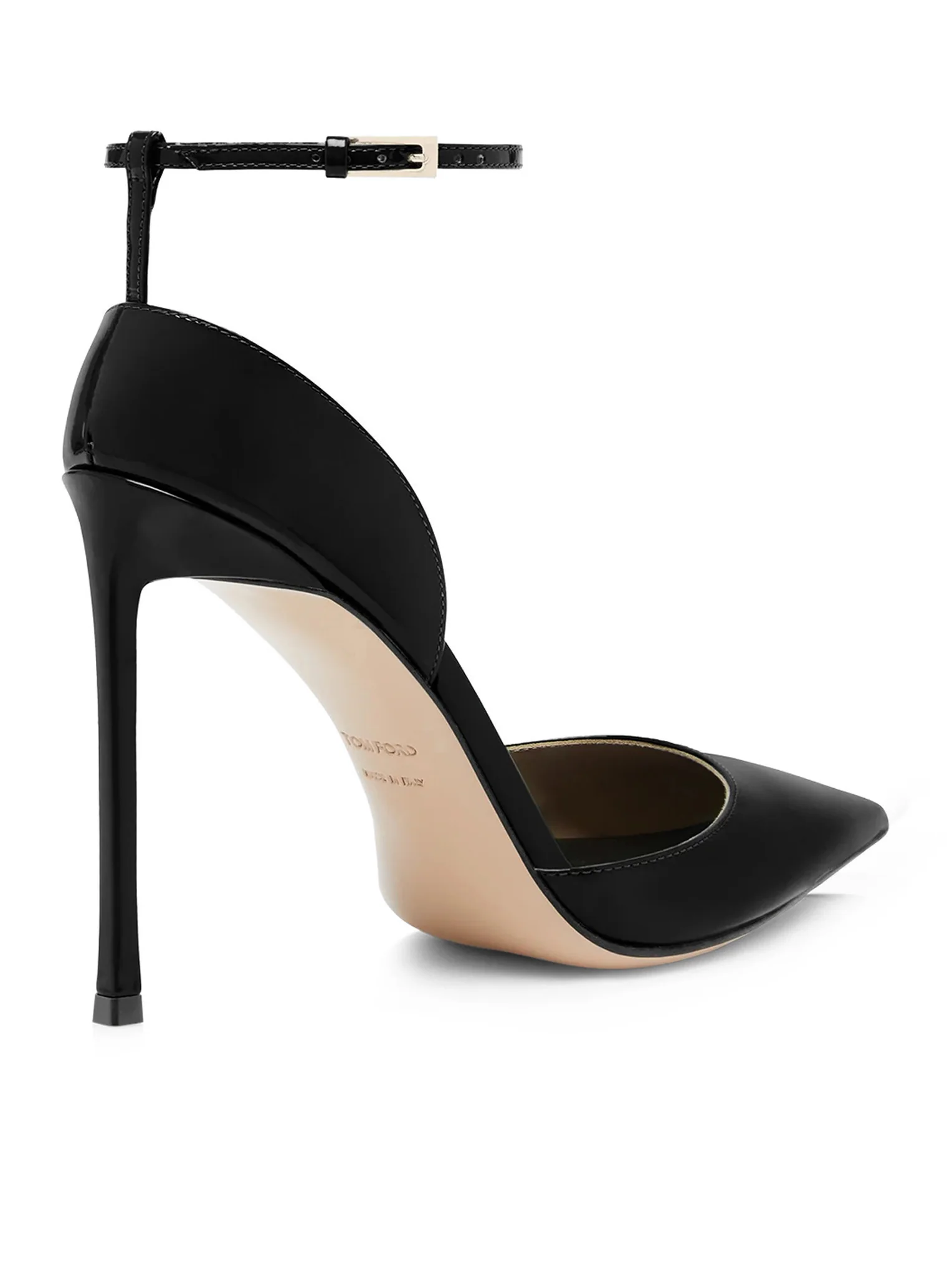 VERTIGO PATENT LEATHER DÉCOLLETÉ WITH ANKLE STRAP - Image 5