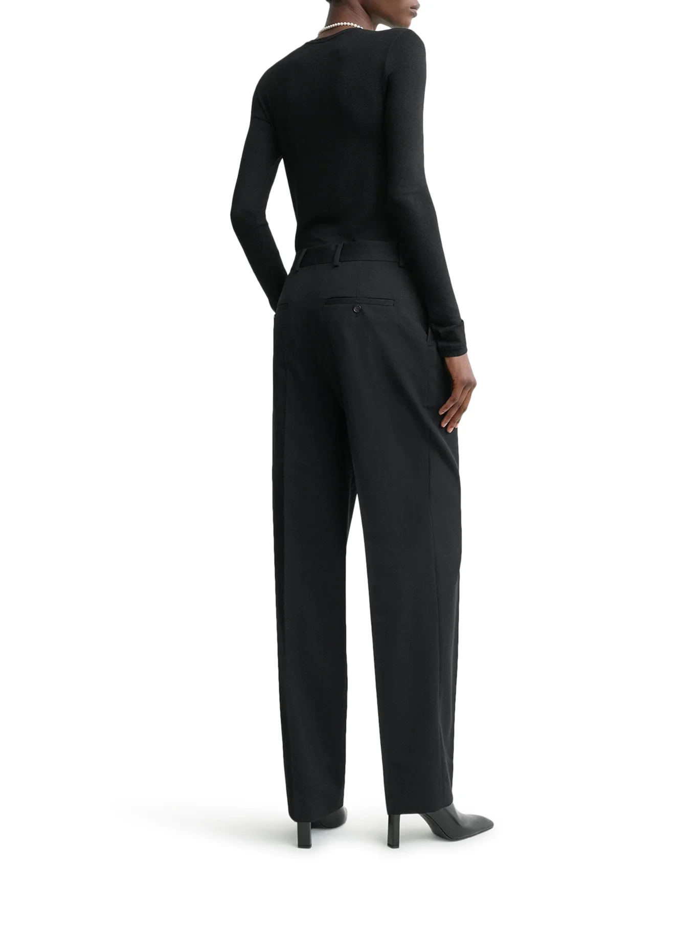 BLACK TAILORED TROUSERS - Image 3