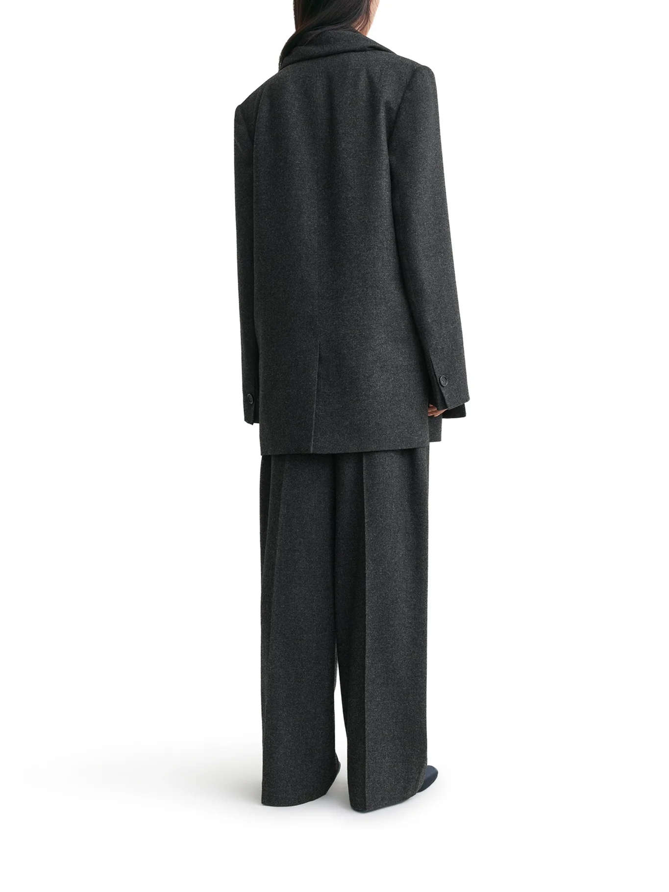 BLAZER WITH WOOL BLEND SCARF - Image 3