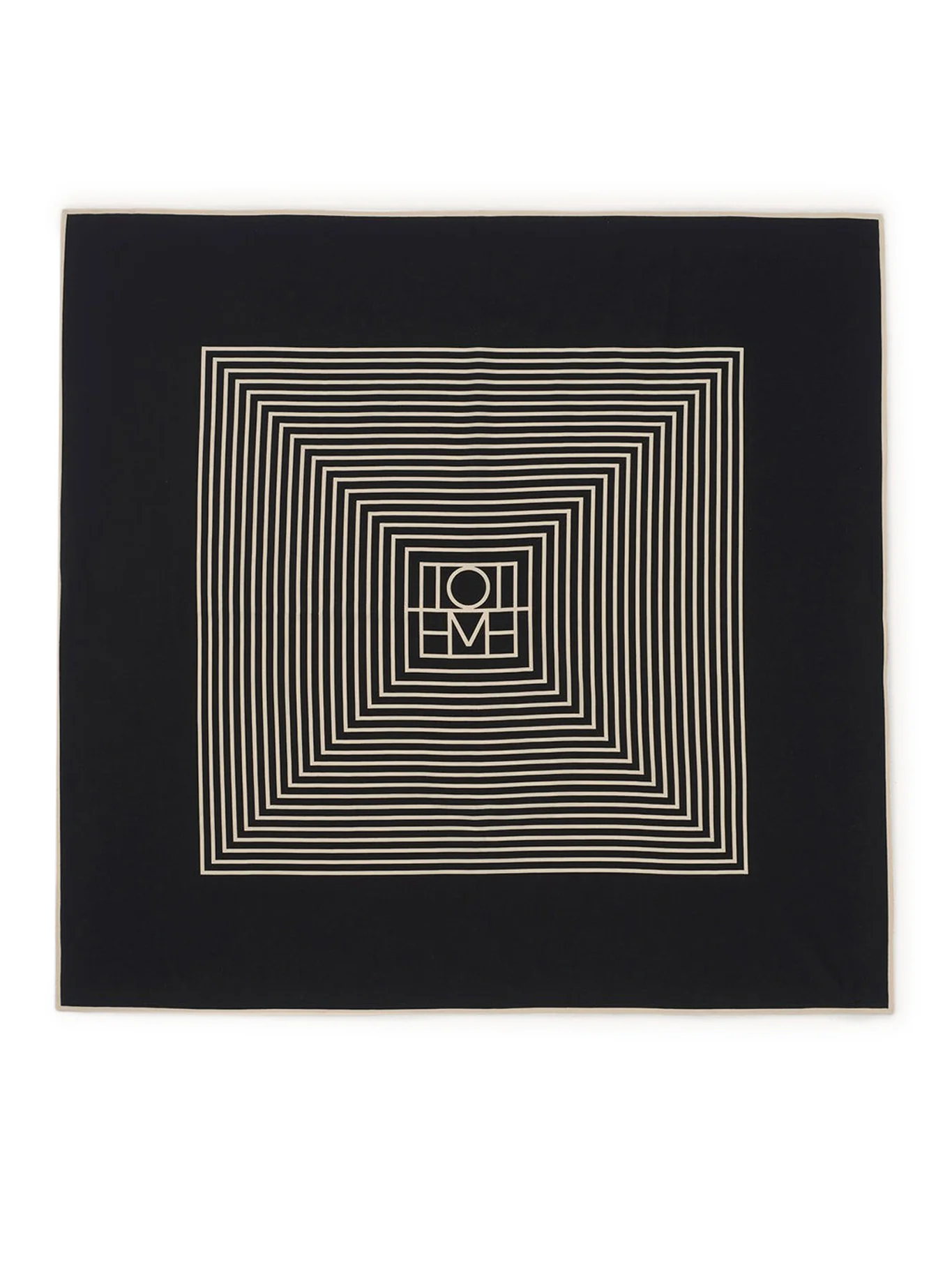 SILK SCARF WITH MONOGRAM