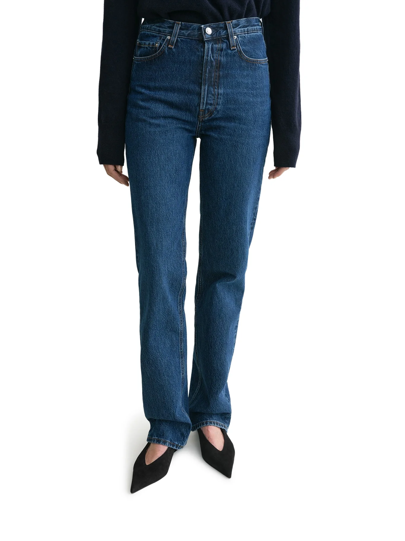 CLASSIC CUT DENIM FULL LENGTH DARK BLUE - Image 3