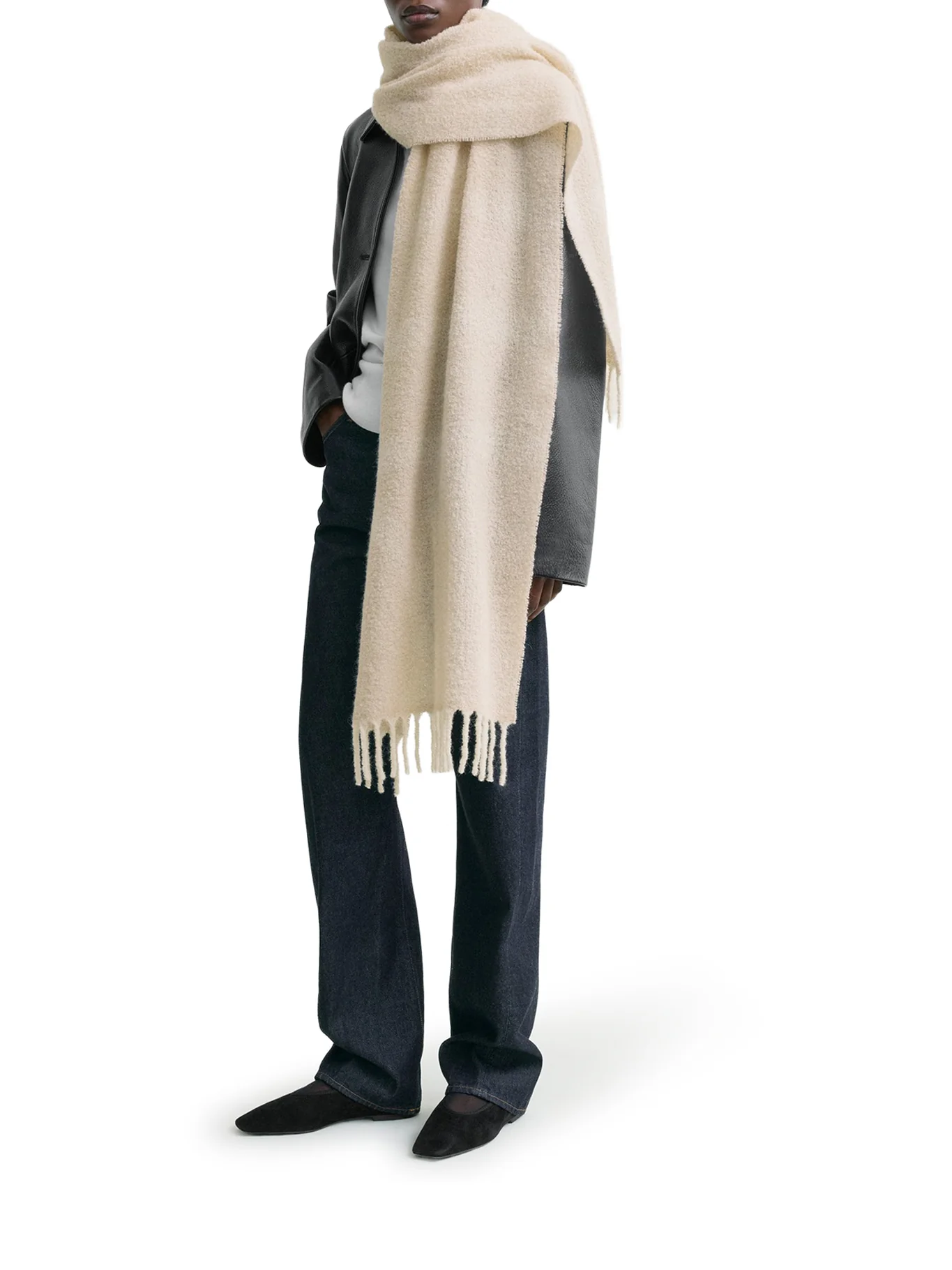 JACQUARD SCARF WITH MONOGRAM - Image 2