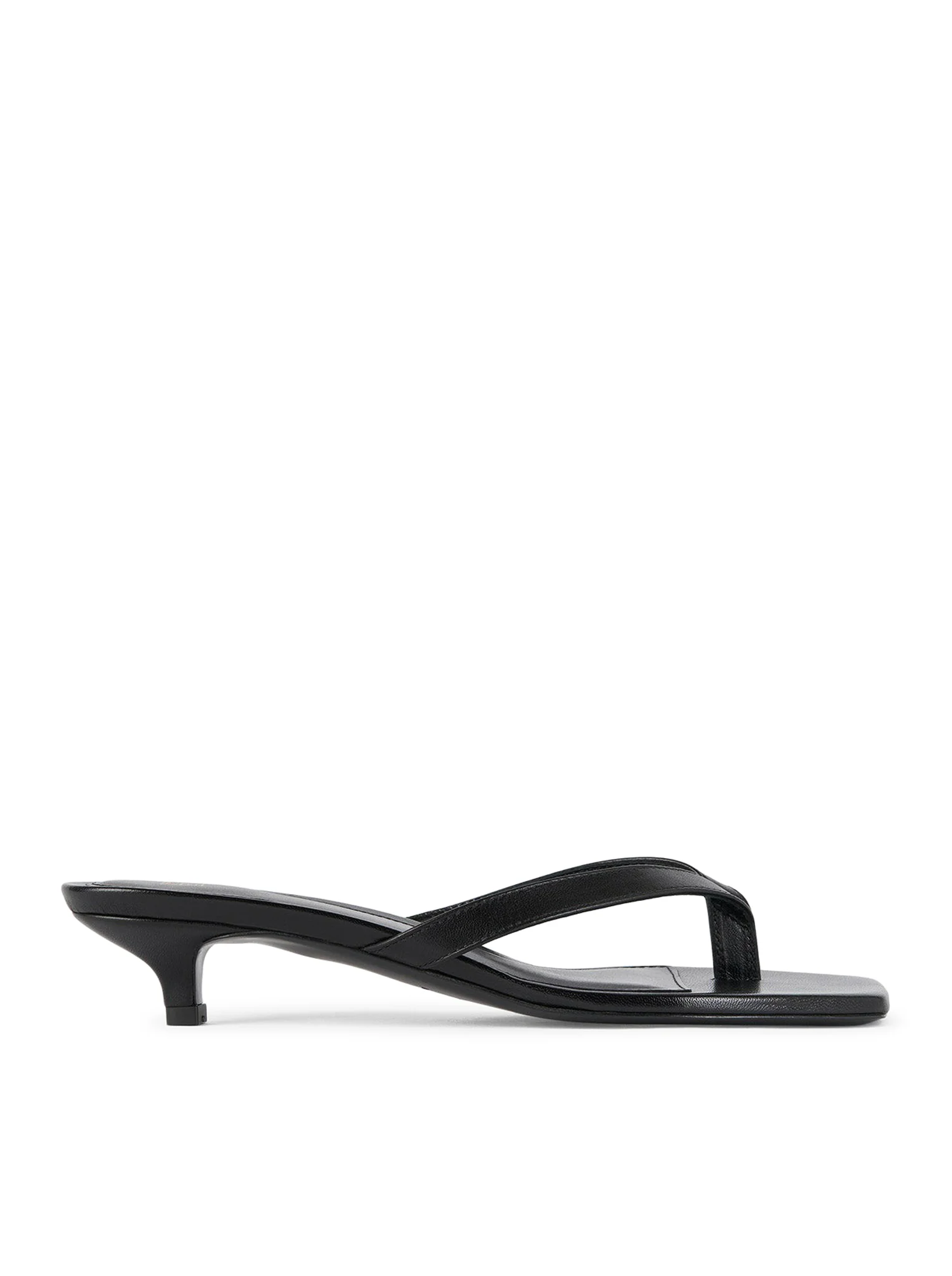 LEATHER HEEL FLIP FLOPS