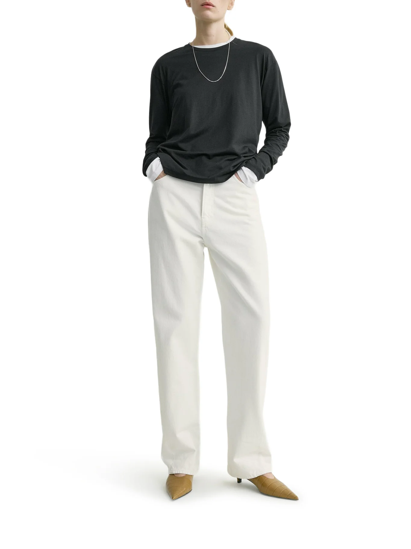 LONG-SLEEVED COTTON T-SHIRT - Image 2