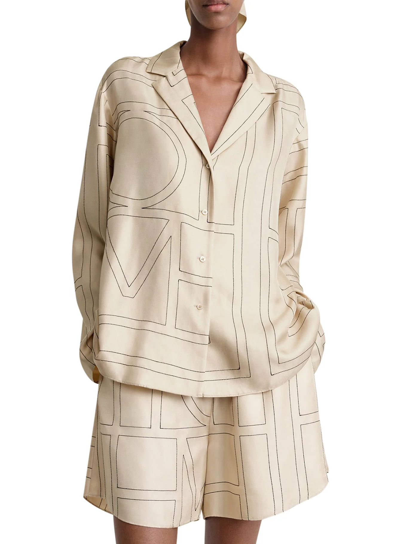 MONOGRAM SILK SHORTS - Image 5