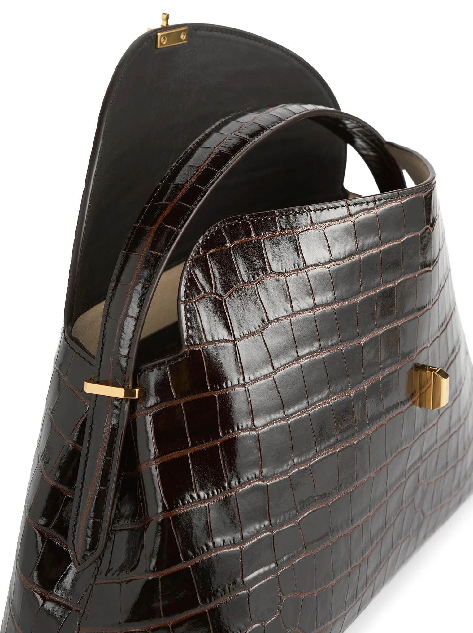 T-LOCK BAG WITH CROCODILE PRINT - Image 5