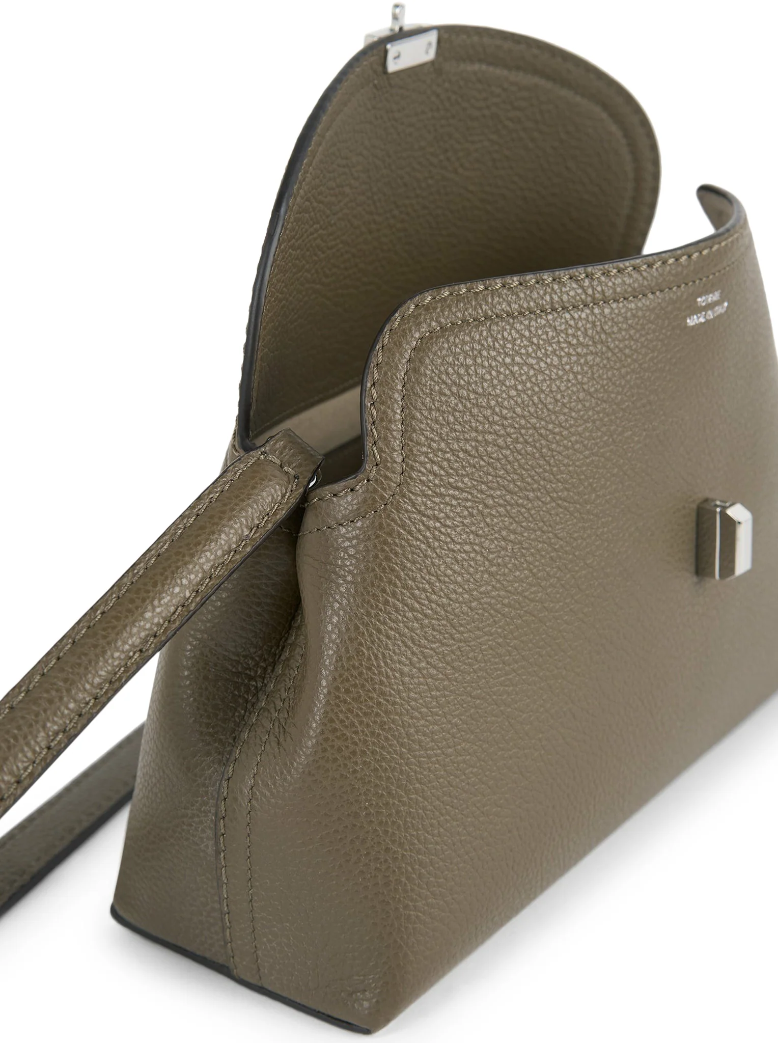 T-LOCK HAMMERED LEATHER CLUTCH - Image 5