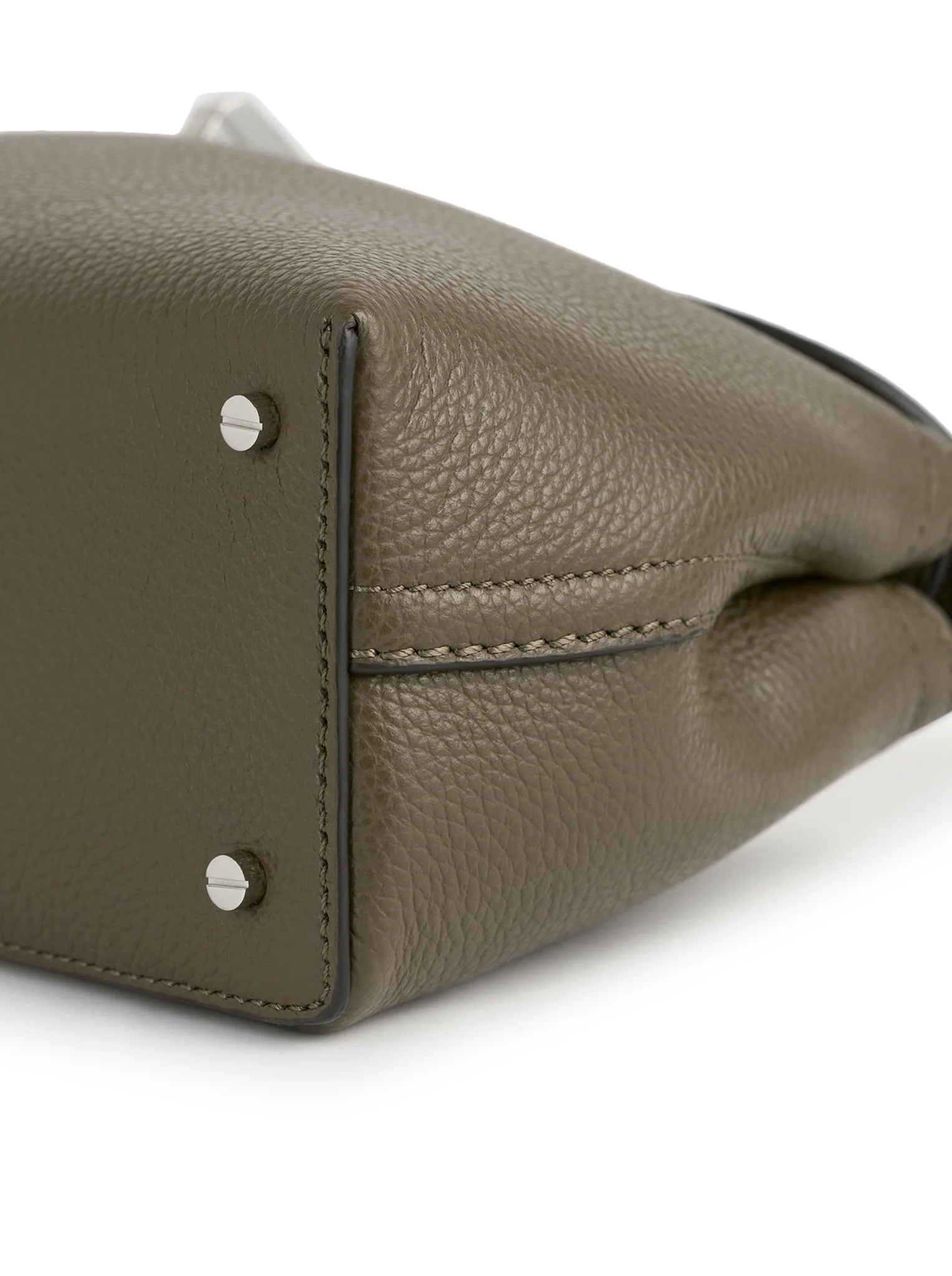 T-LOCK HAMMERED LEATHER CLUTCH - Image 6