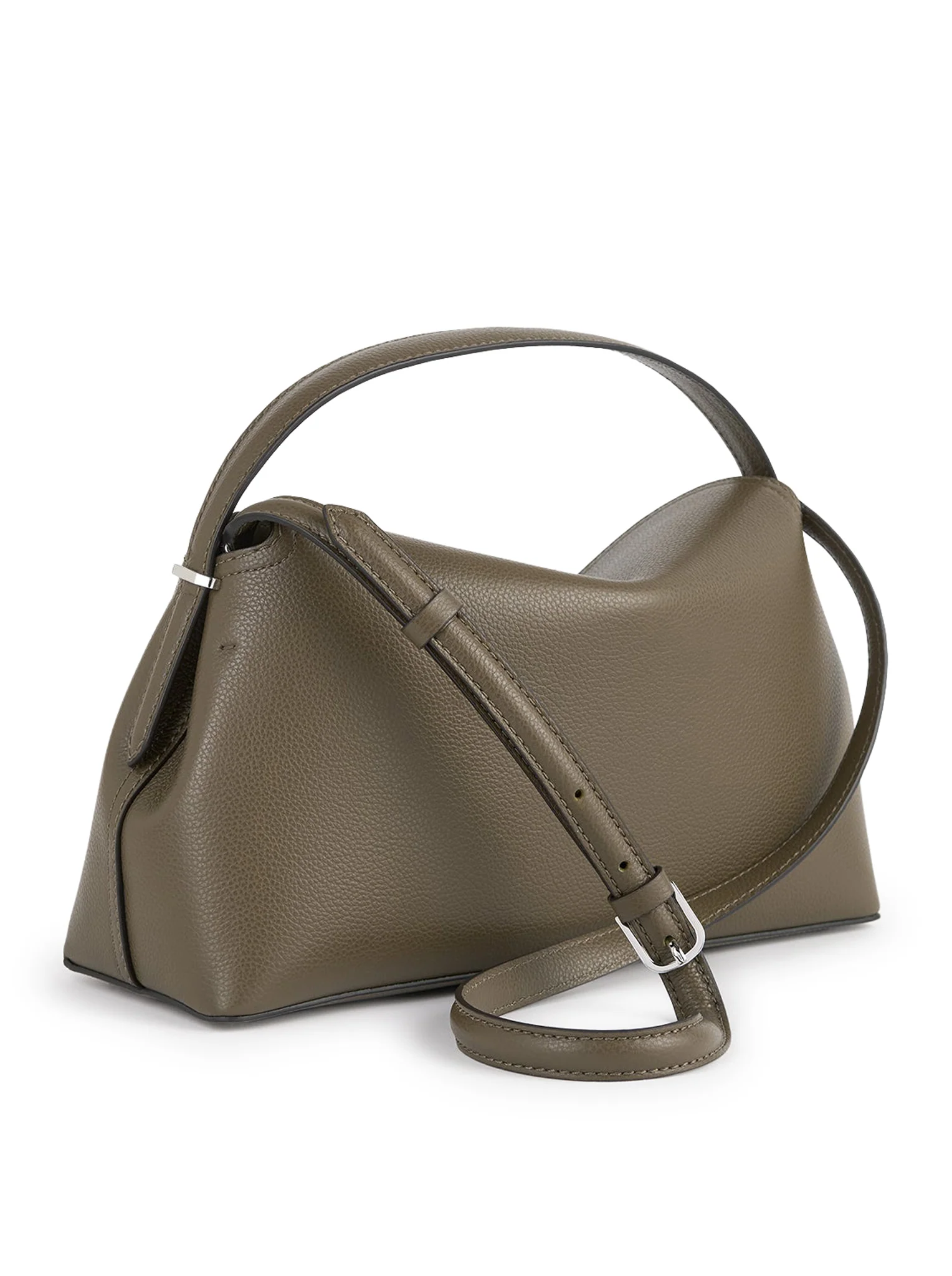 T-LOCK HANDBAG IN GRAINED LEATHER - Image 4