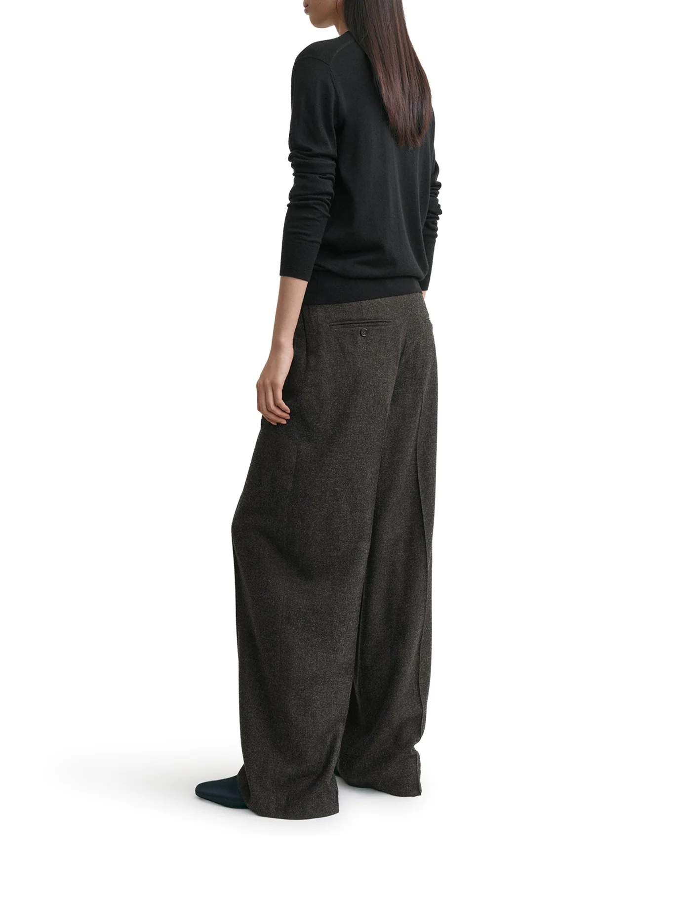 TAILORED FLANNEL TROUSERS - Image 4