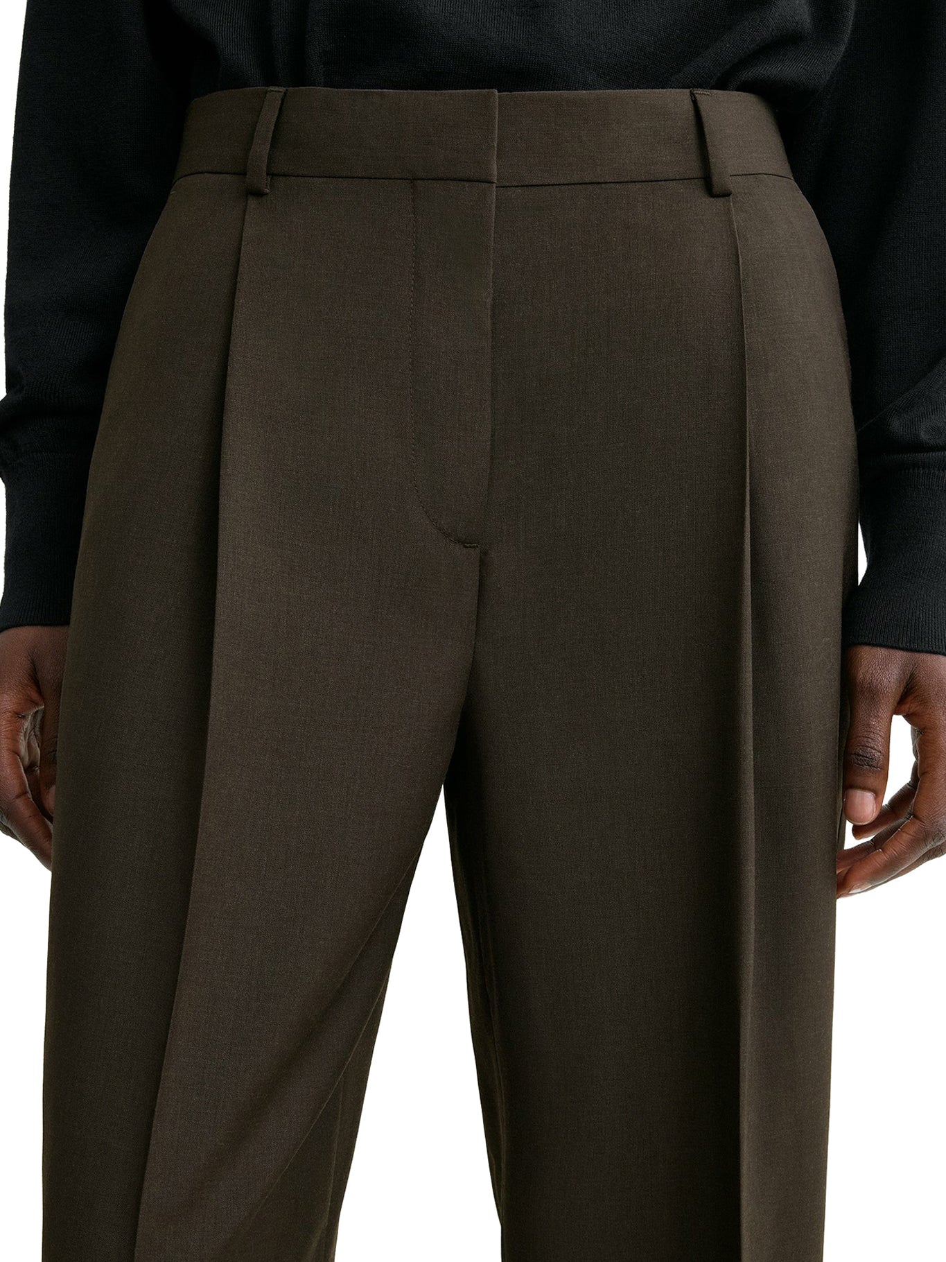 TAILORED WOOL BLEND TROUSERS - Image 4
