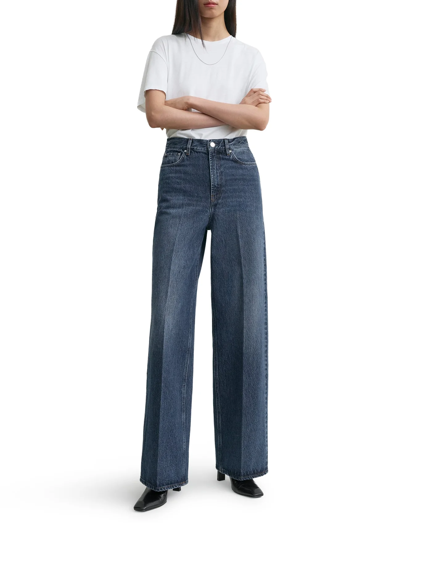 WIDE LEG DENIM JEANS - Image 2