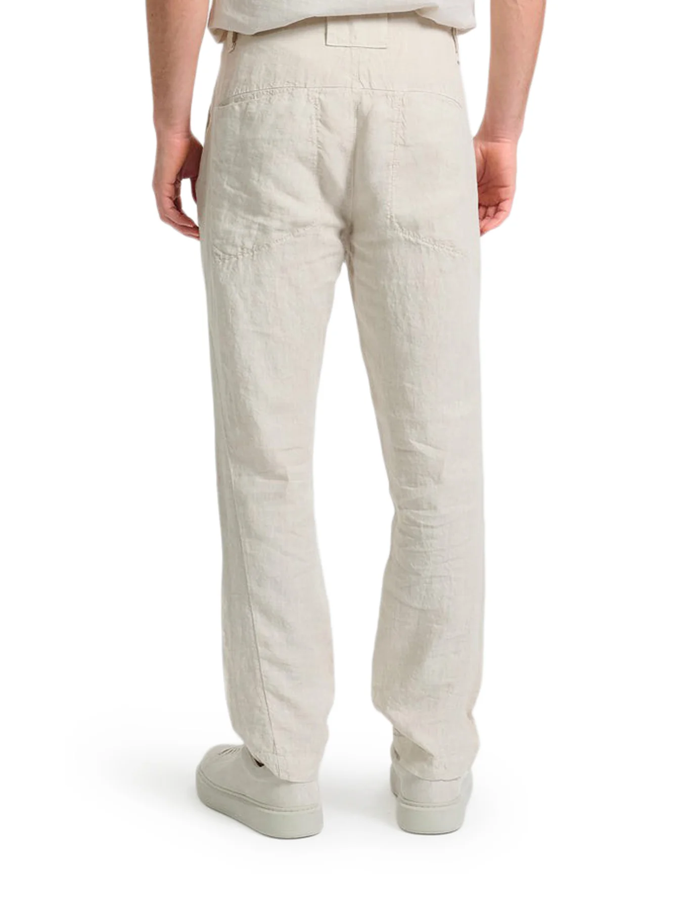 REGULAR-FIT LINEN TROUSERS - Image 4