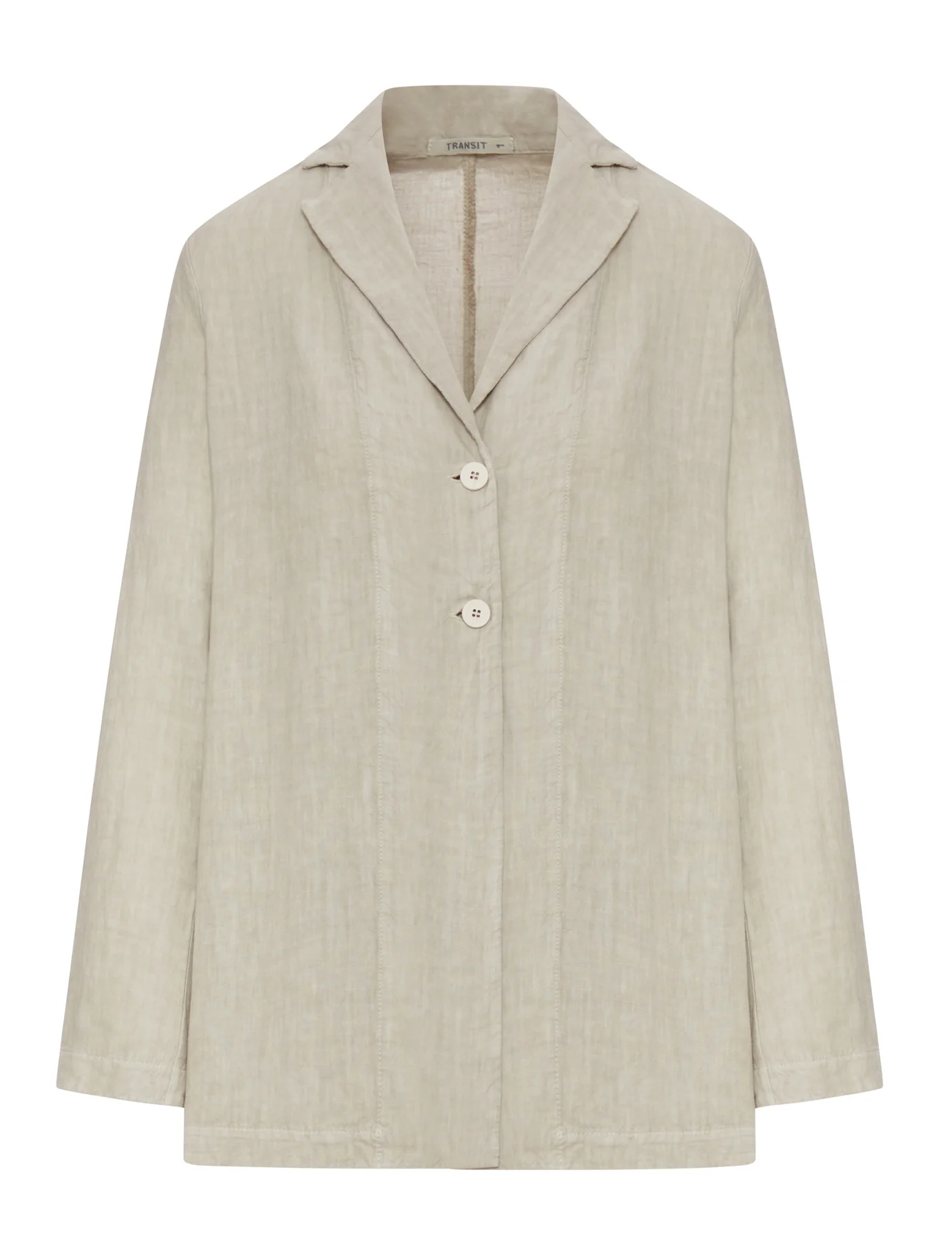 SINGLE-BREASTED LINEN JACKET