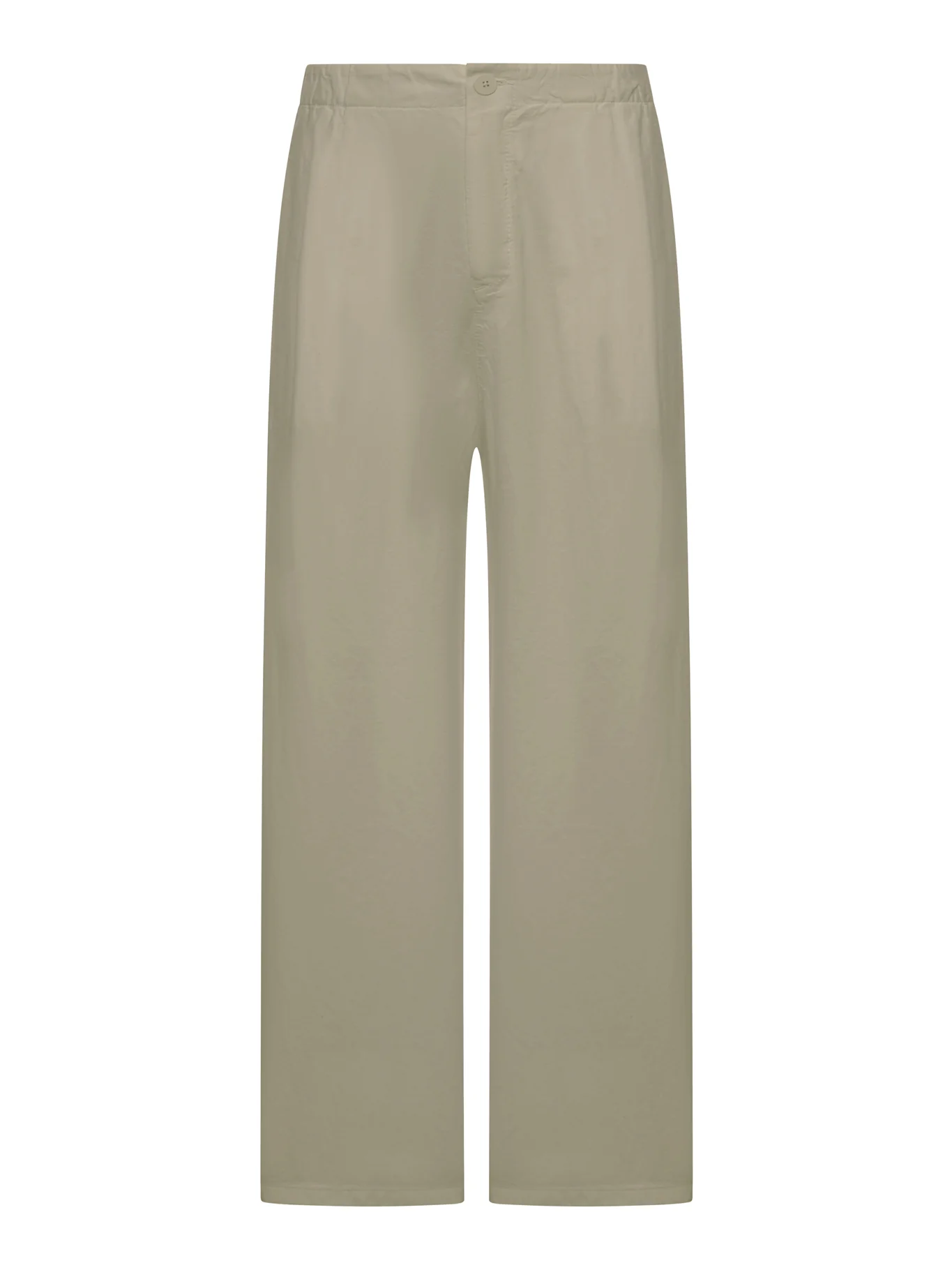 WIDE-LEG LINEN BLEND TROUSERS