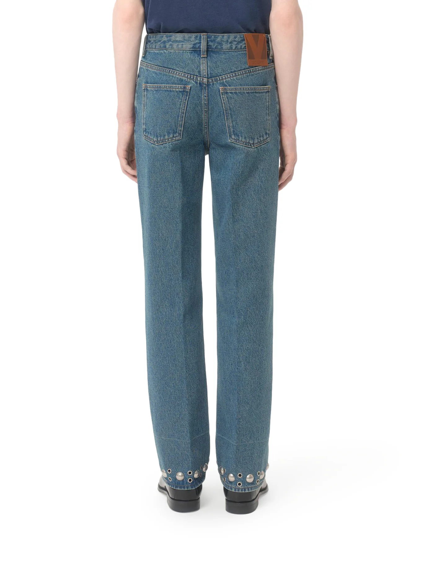 DENIM PANTS WITH CABOCHONS - Image 4