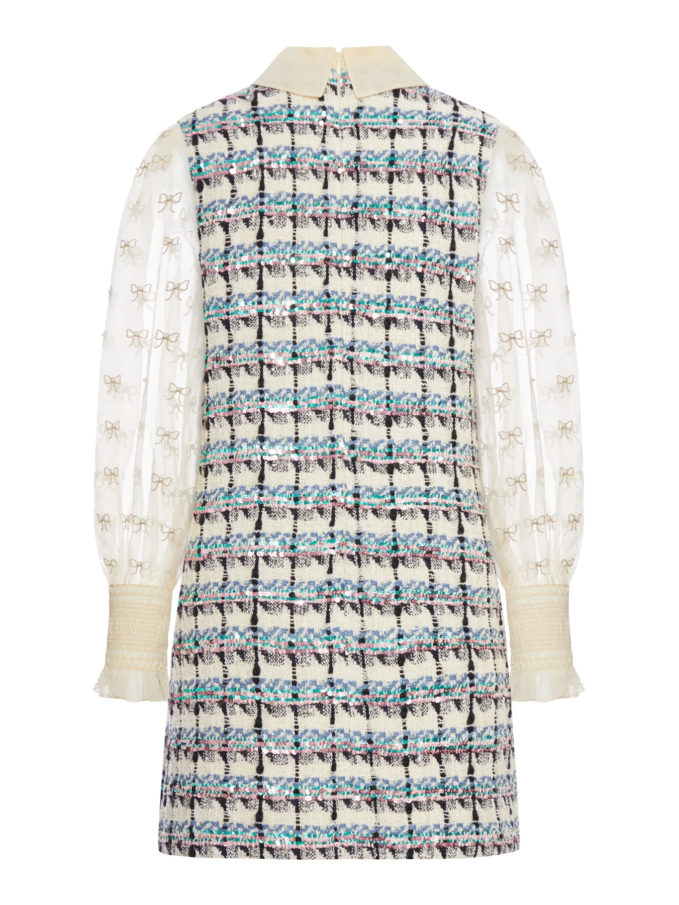 EMBROIDERED TWEED DRESS - Image 2