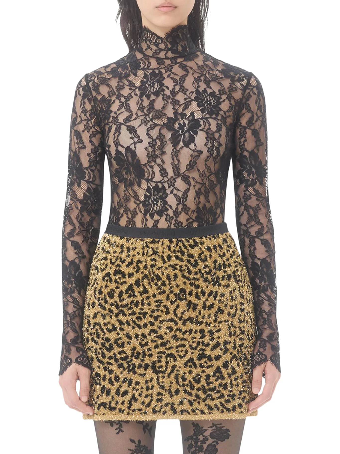 FLORAL LACE BODYSUIT - Image 2