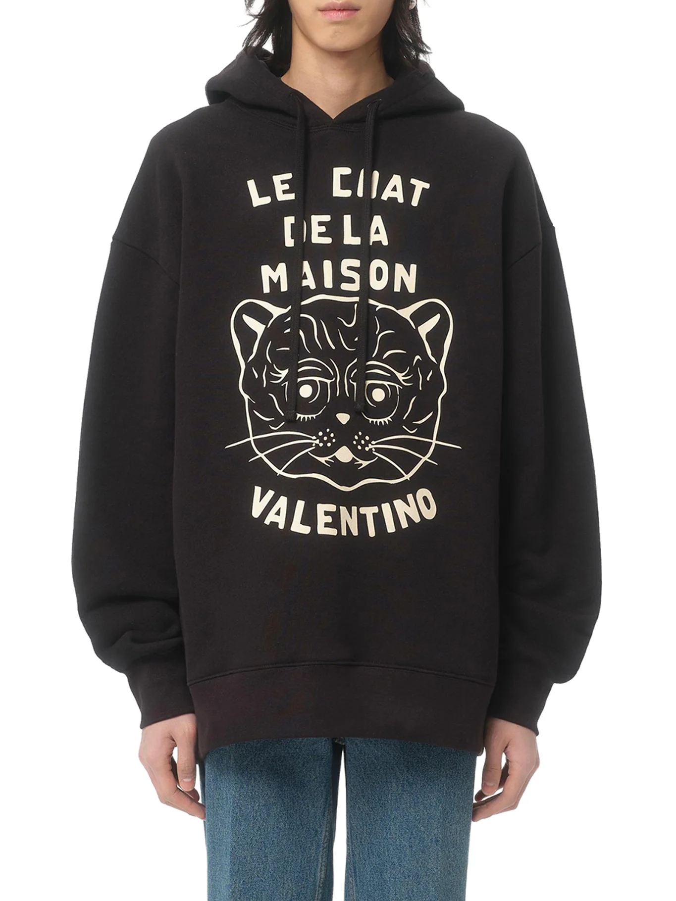 COTTON SWEATSHIRT WITH CHAT DE LA MAISON PATCH - Image 3