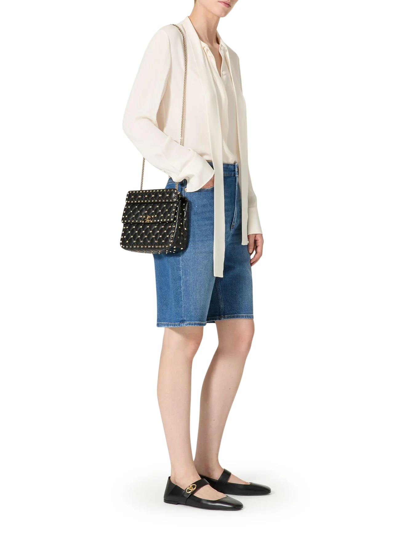 MEDIUM ROCKSTUD SPIKE NAPPA BAG - Image 2