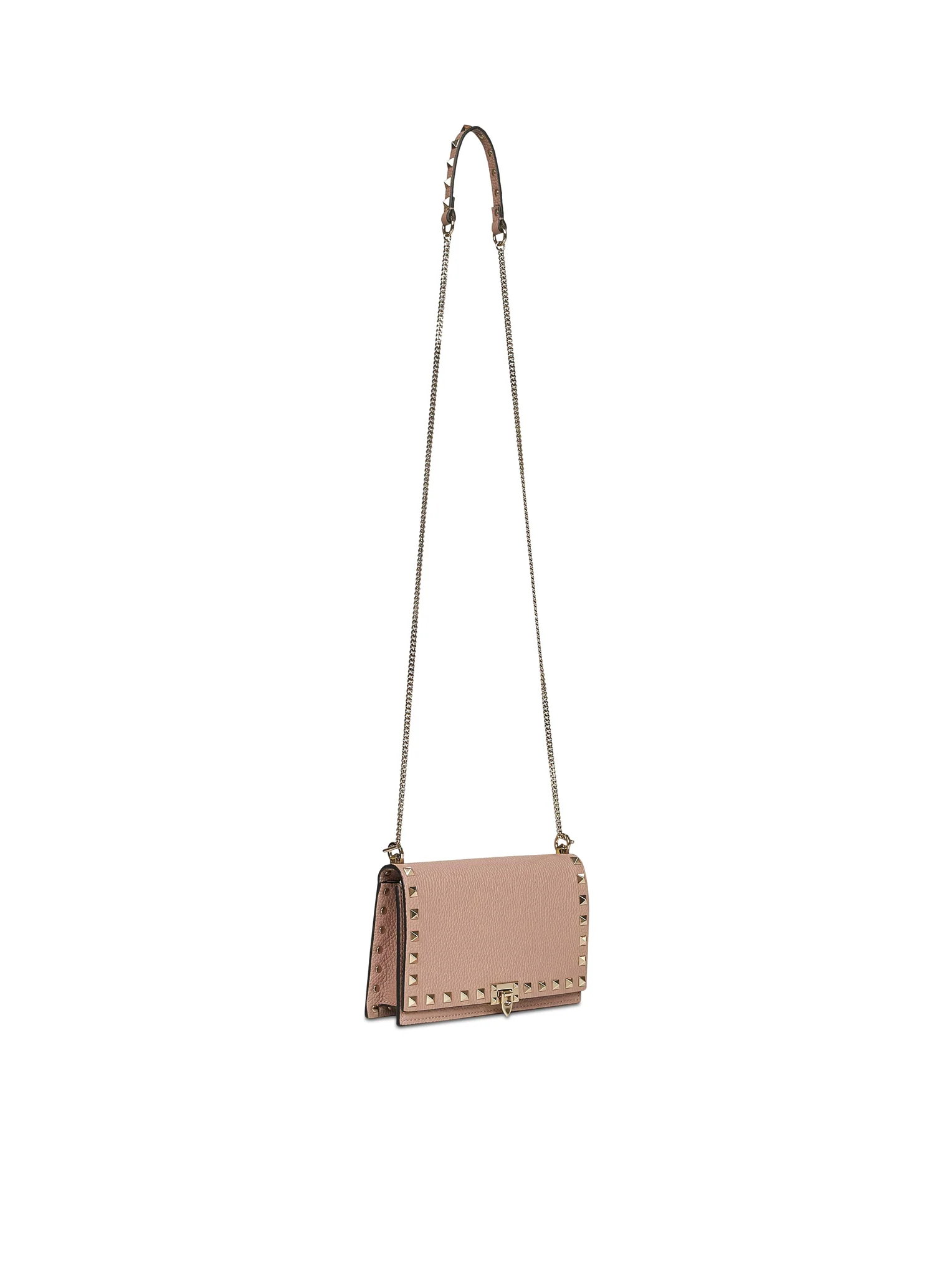 MINI ROCKSTUD LEATHER BAG WITH CHAIN - Image 2