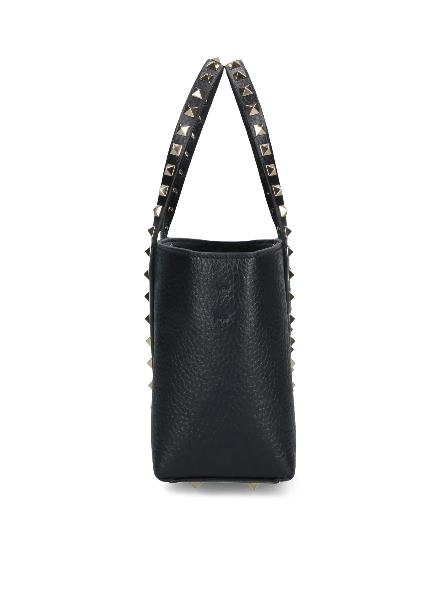 ROCKSTUD MINI TOTE IN HAMMERED LEATHER - Image 4