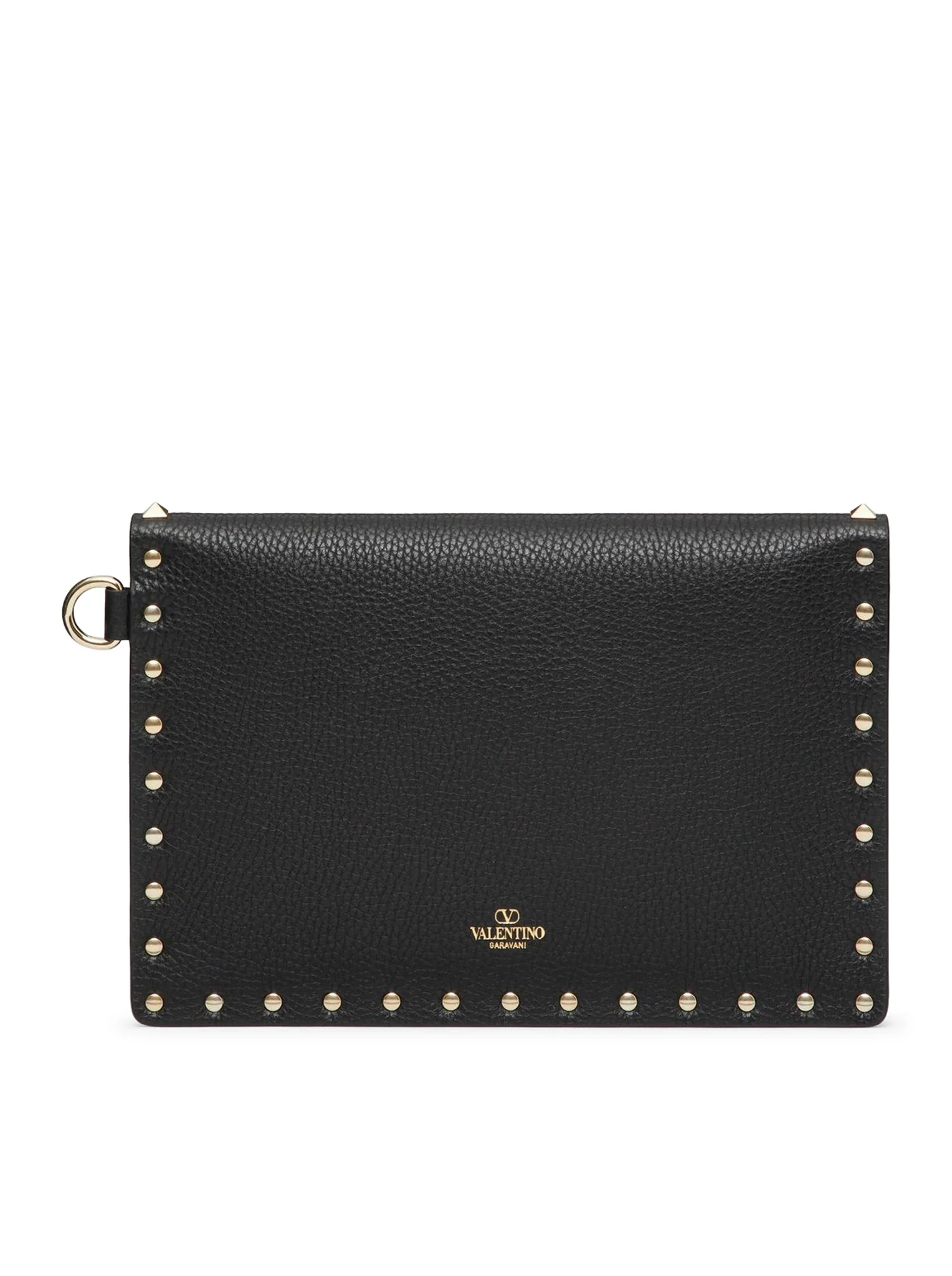 ROCKSTUD POUCH IN GARNET CALFSKIN - Image 3