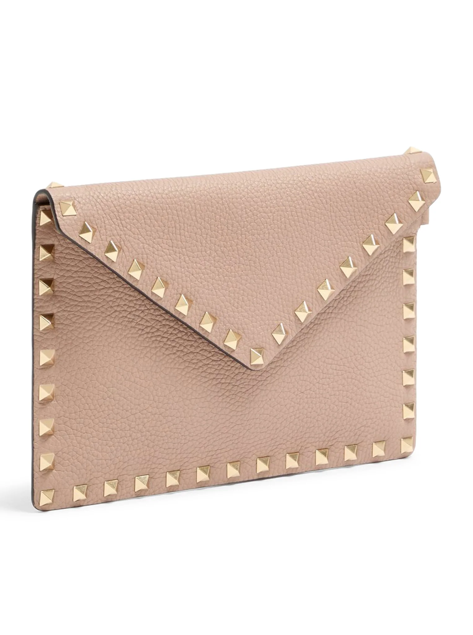 ROCKSTUD POUCH IN GARNET CALFSKIN - Image 3