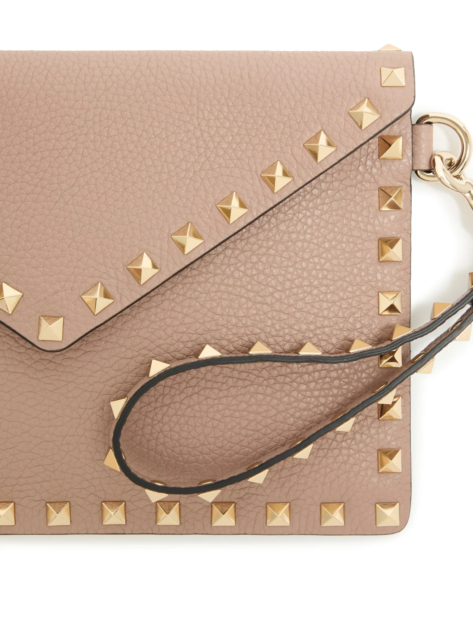 ROCKSTUD POUCH IN GARNET CALFSKIN - Image 7